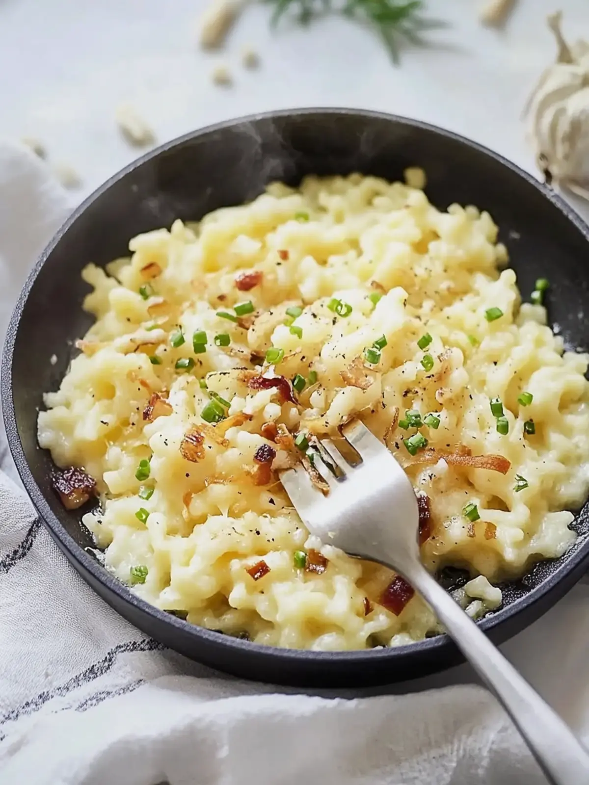 Hausgemachte Speck Spätzle