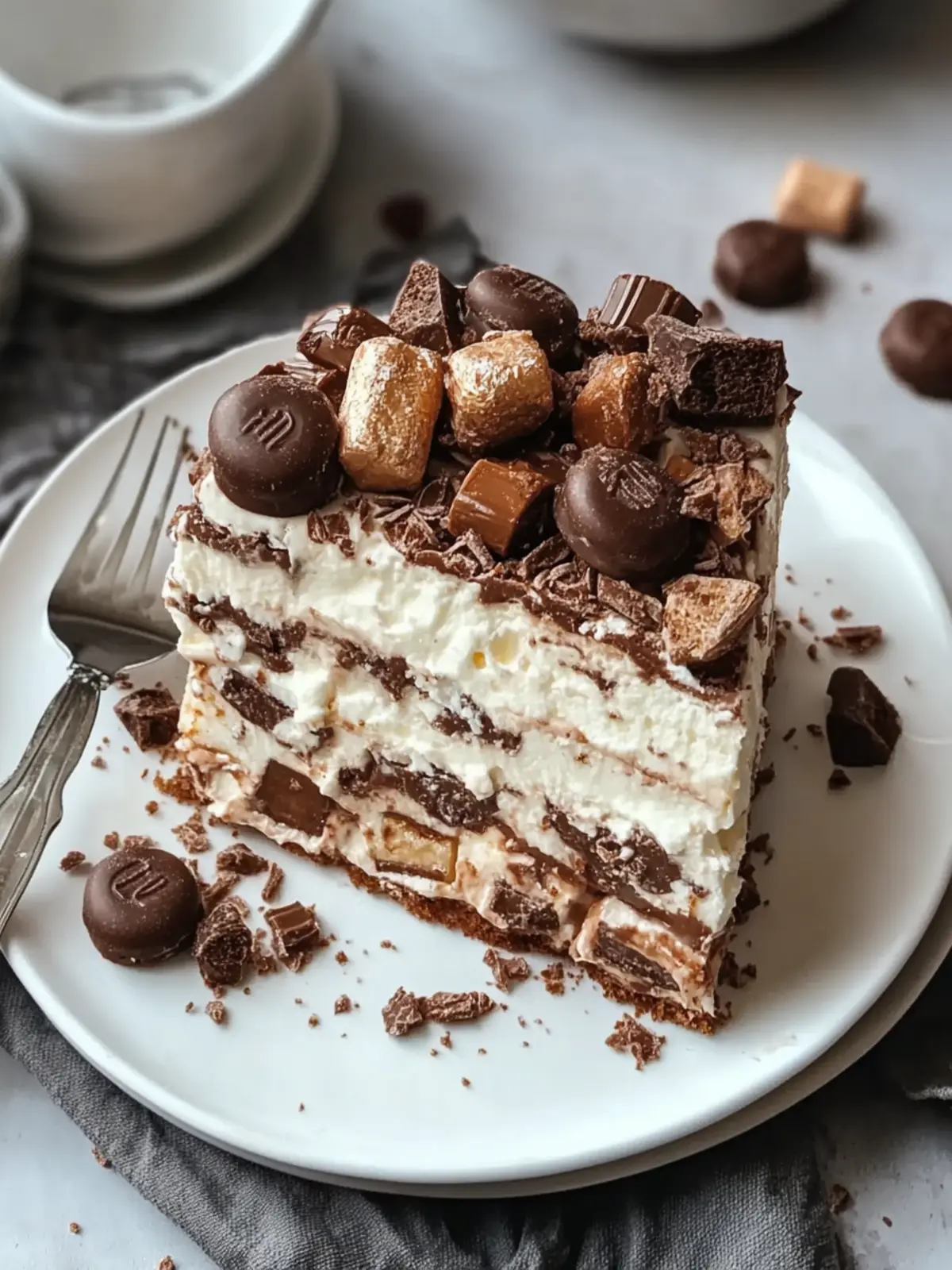 No-Bake Kinder Bueno Kuchen