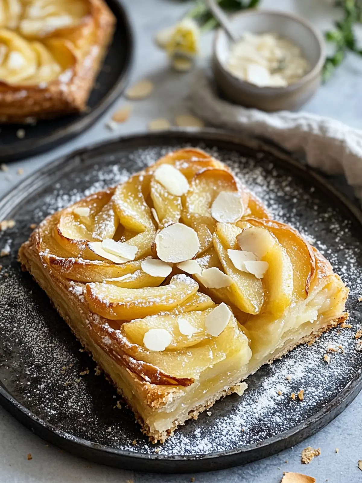 Schnelles Apfelgebäck mit Blätterteig