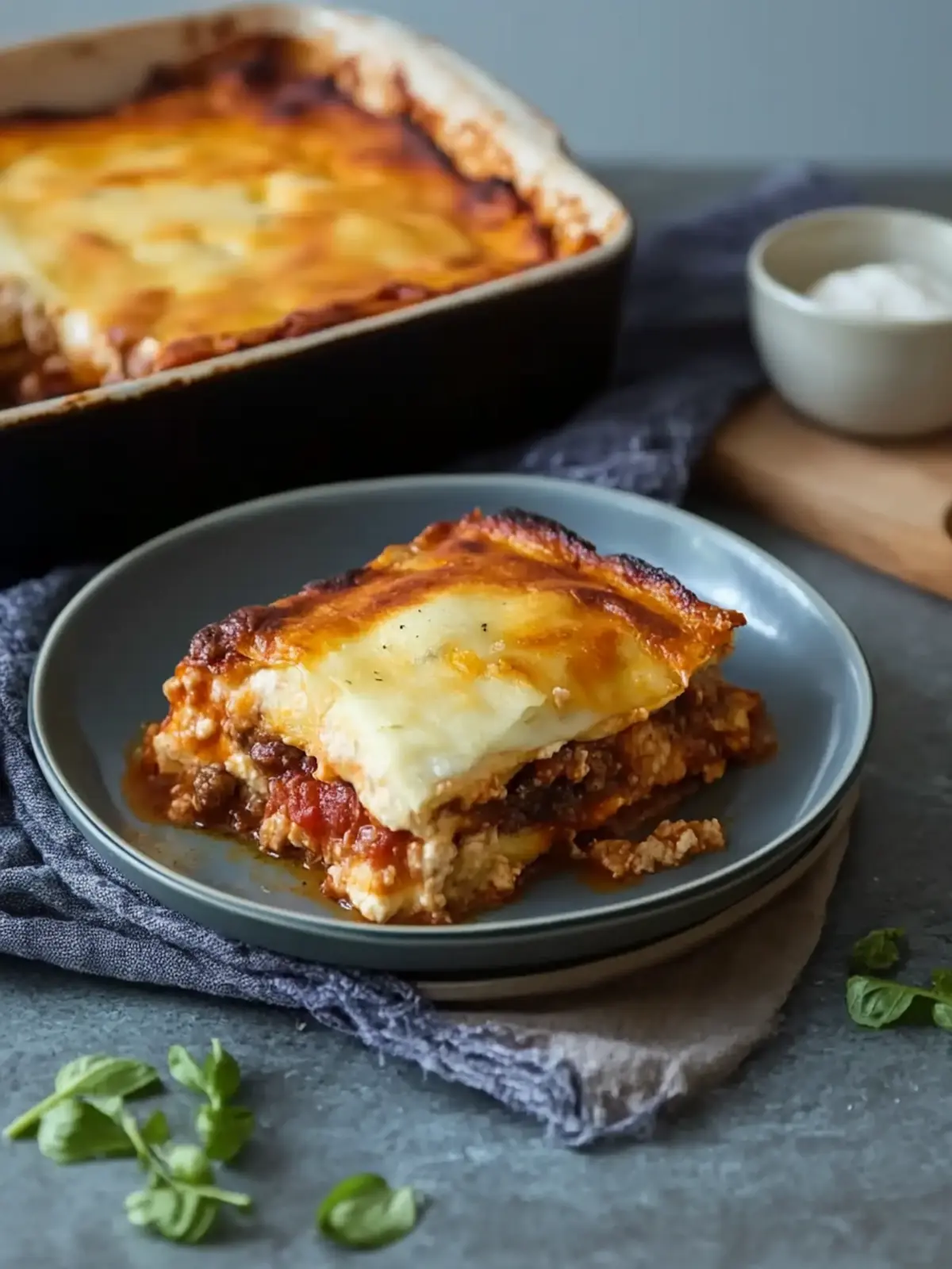 dieses vegetarische Moussaka kommt ohne hackfleisch aus