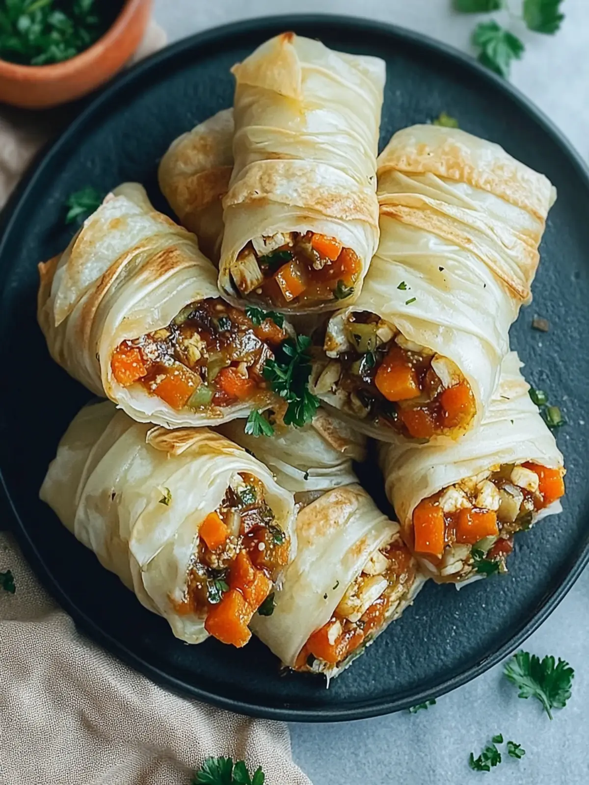 Krautwickel mit veganer Füllung