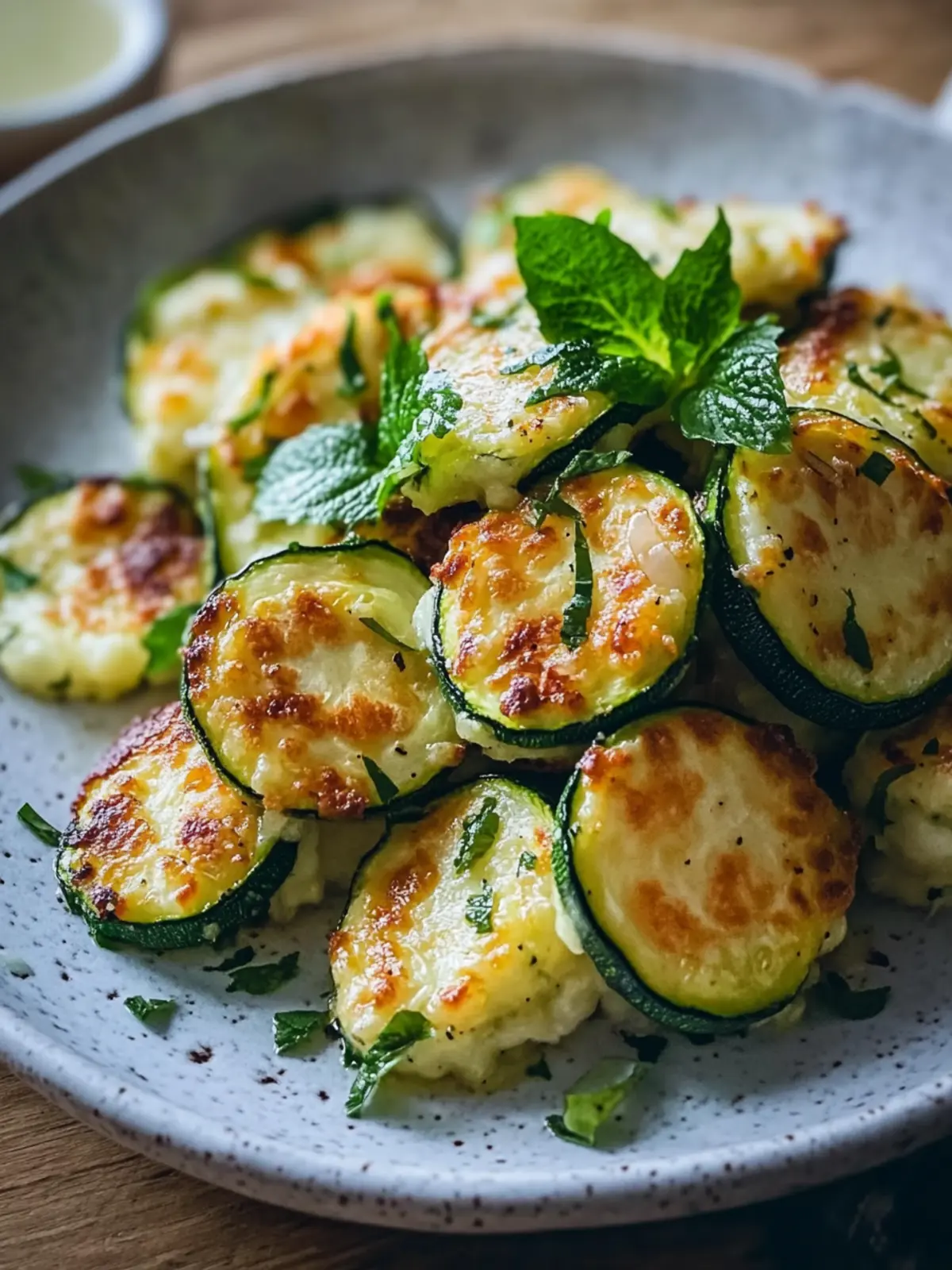 Zucchini Käse Bällchen