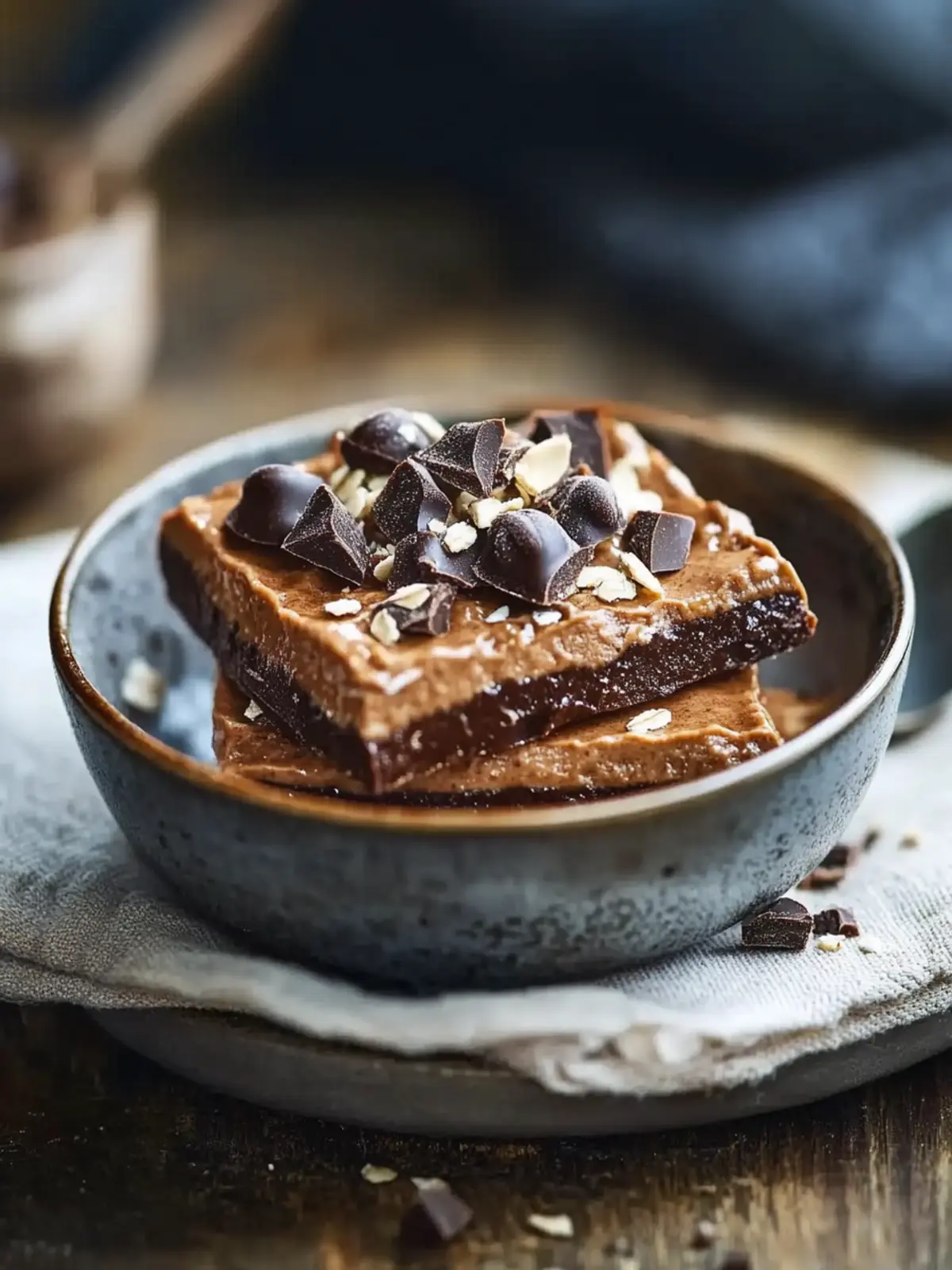 dunkle Schokoladen-Kürbis-Brei