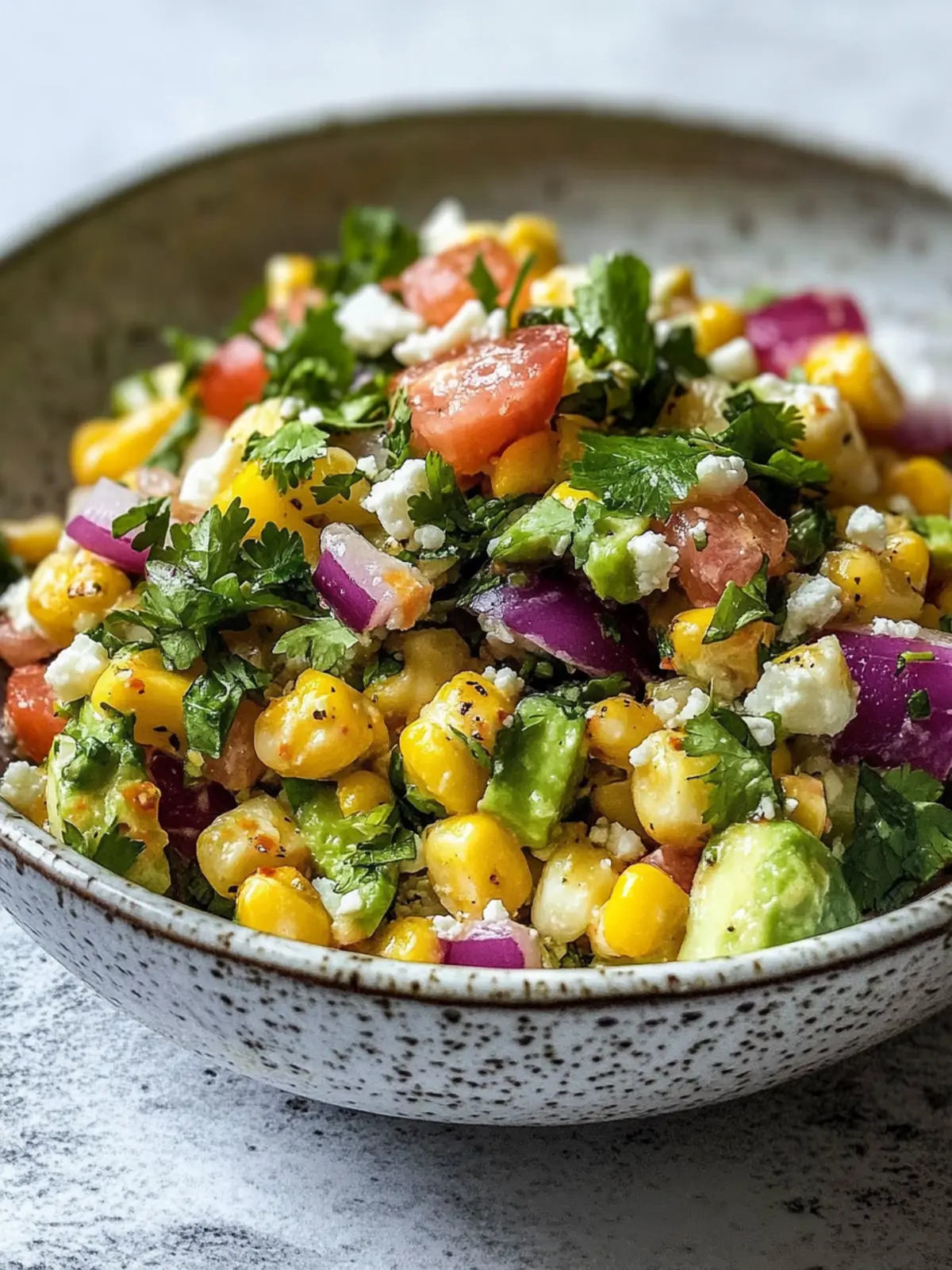 Mexikanischer Straßenmais-Salat Triumph