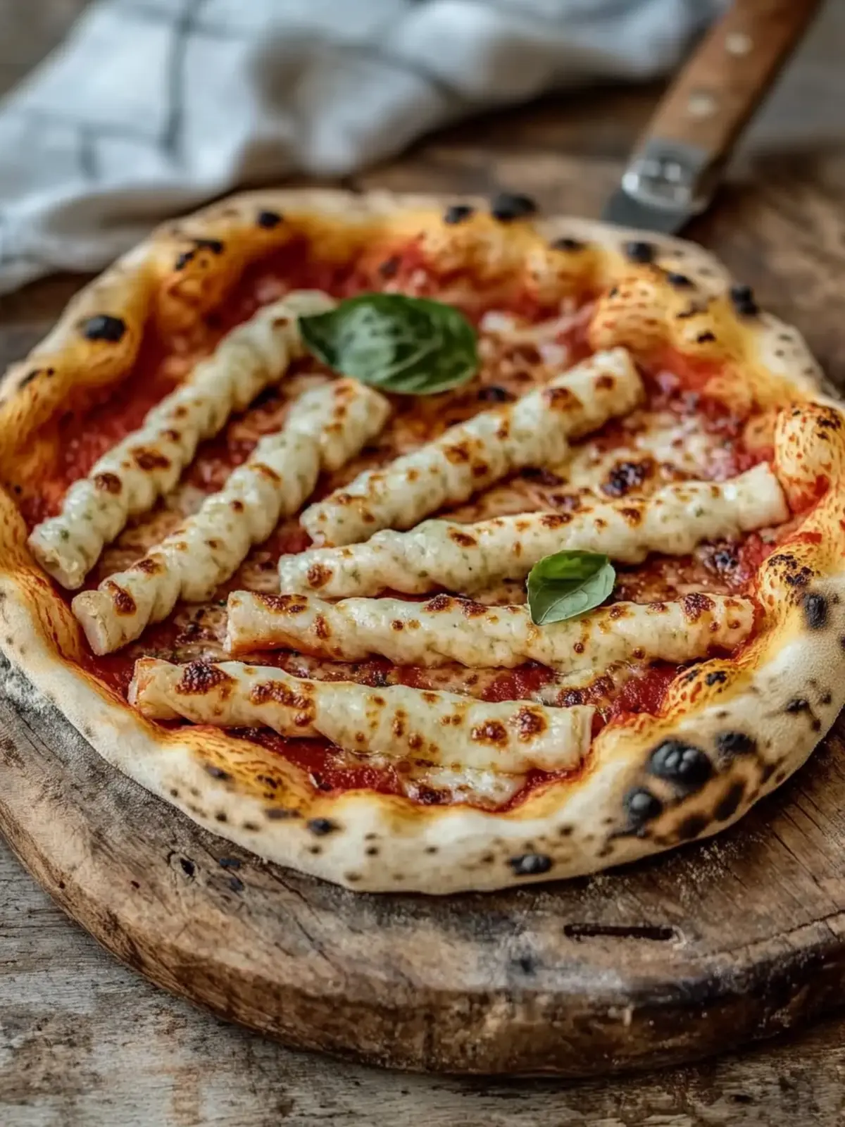 Verdrehte Pizzastangen