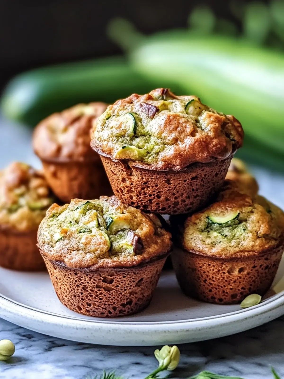 Zucchini Protein Muffins