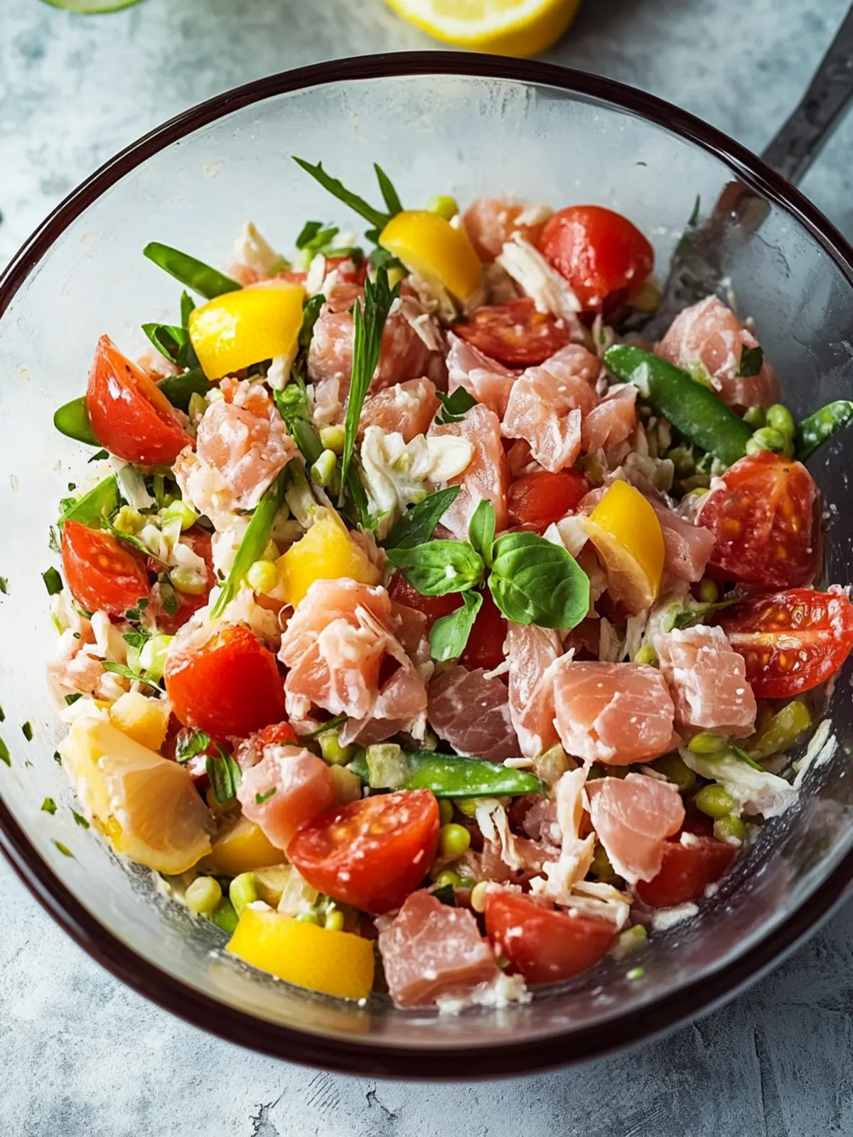 Reissalat mit Thunfisch
