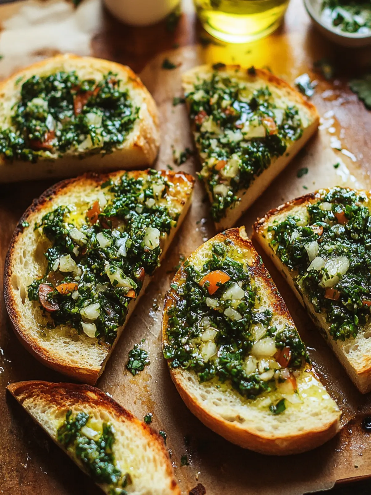 Chimichurri Knoblauchbrot