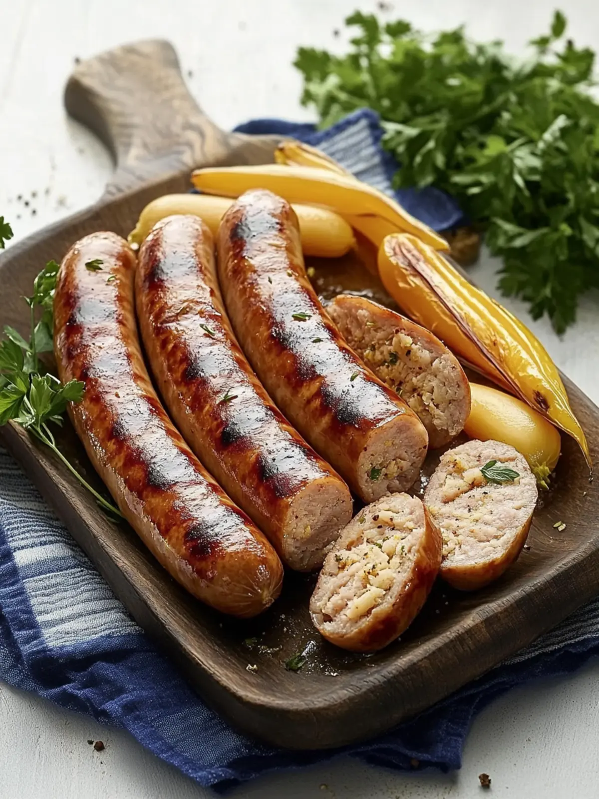 Köstliche Rinderwurst