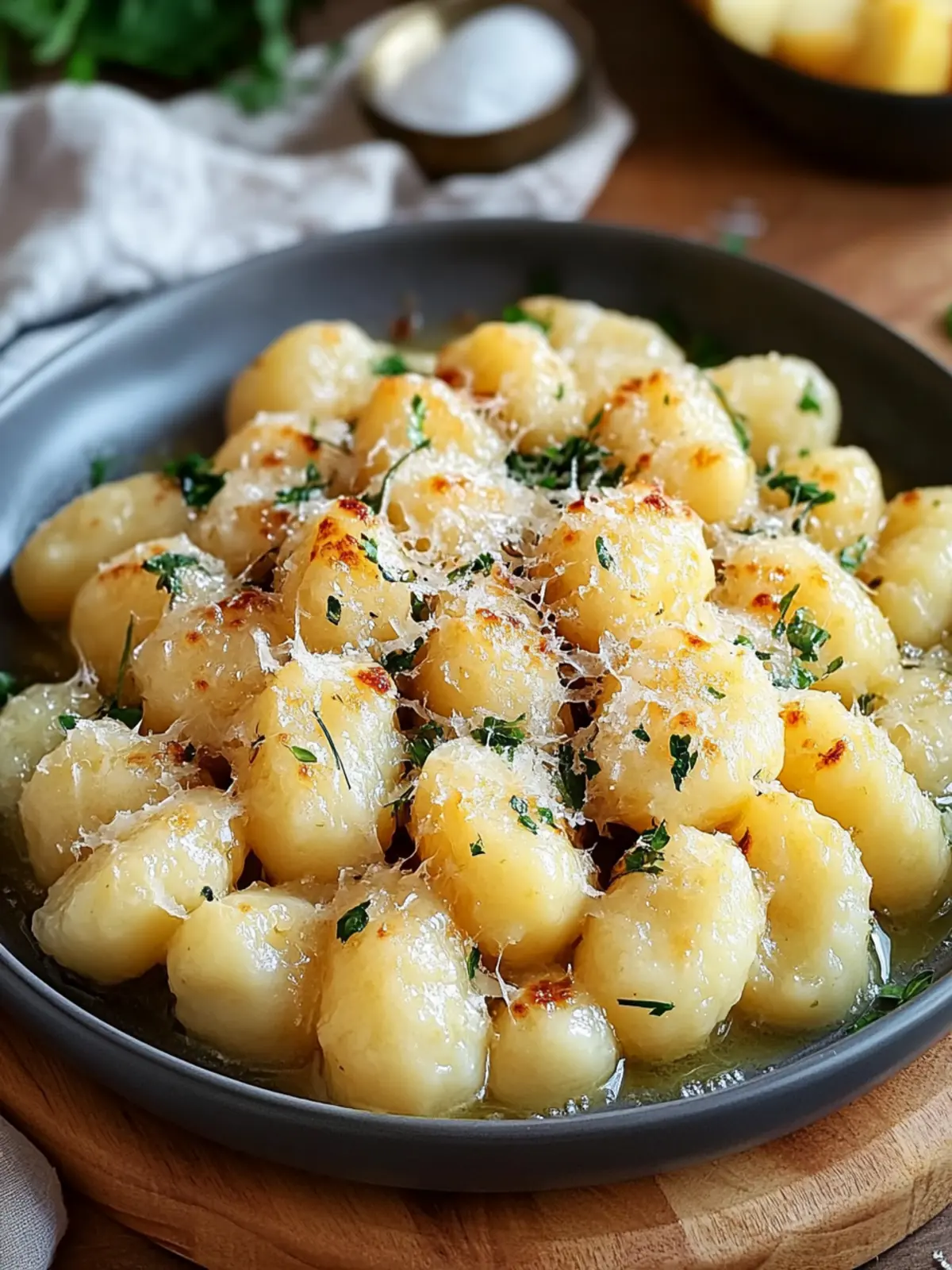 Unwiderstehlich käsige französische Zwiebelgnocchi