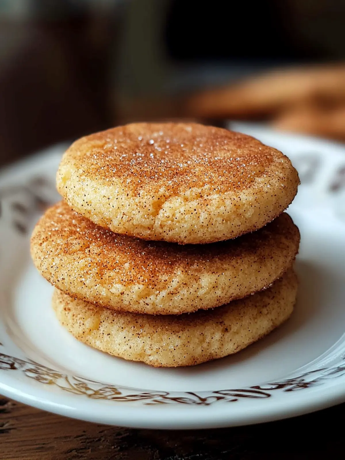 Perfekte klassische Snickerdoodle-Kekse