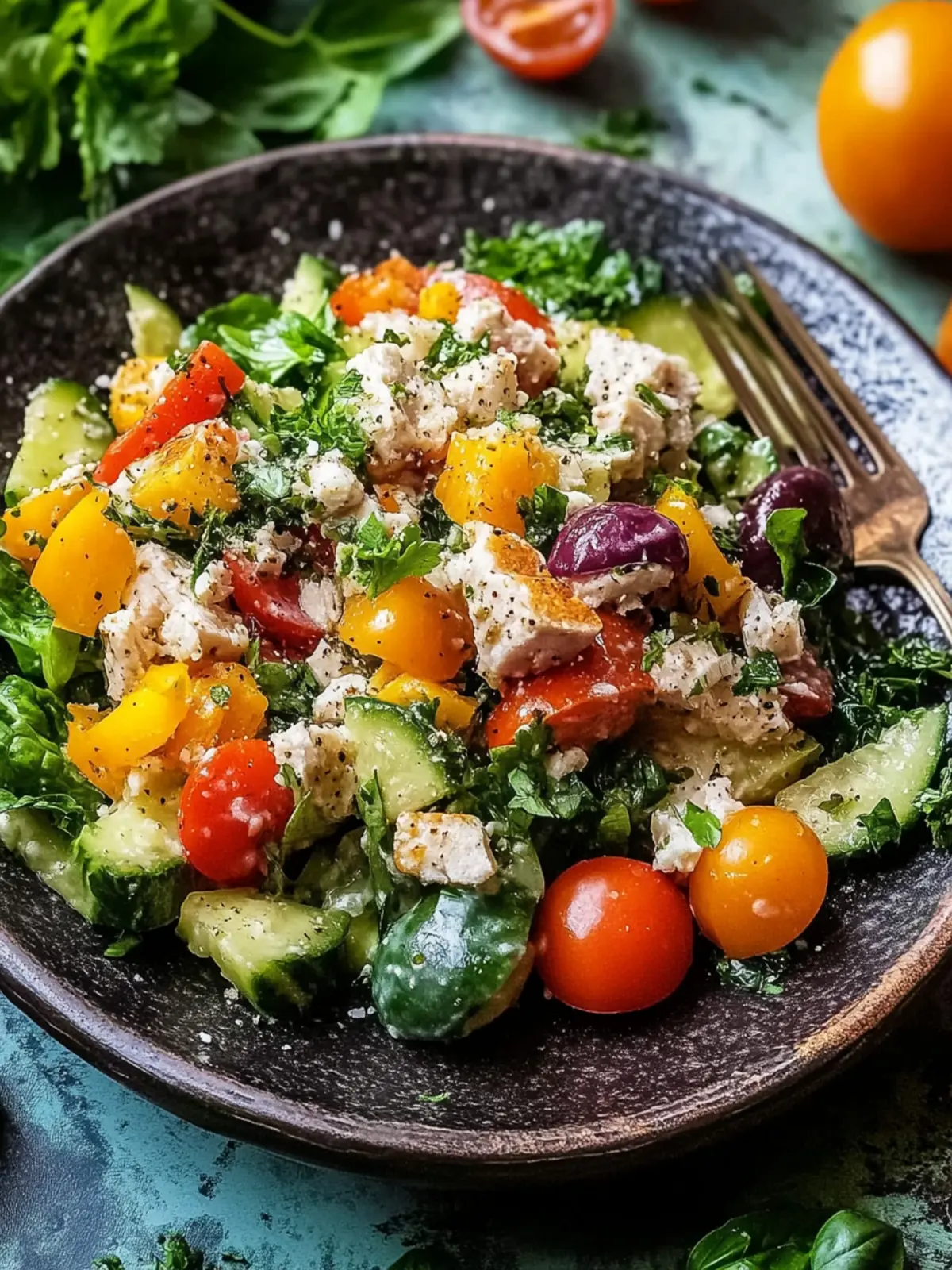 Grinder Hähnchensalat