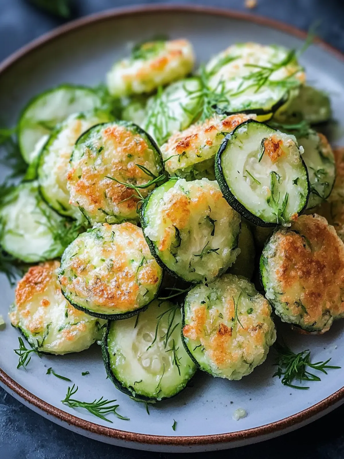 Zucchini Käse Bällchen