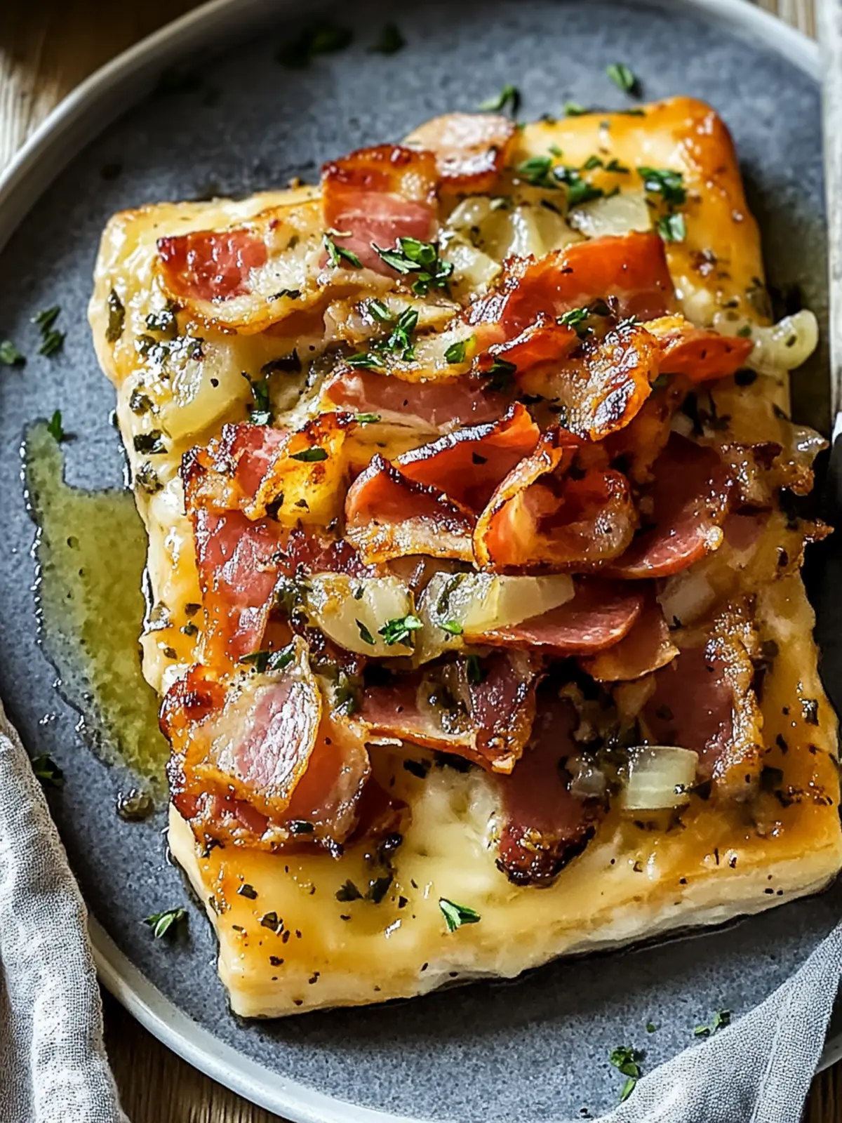 Foliengebackener Senf-Ahornspeck-Lachs leicht gemacht