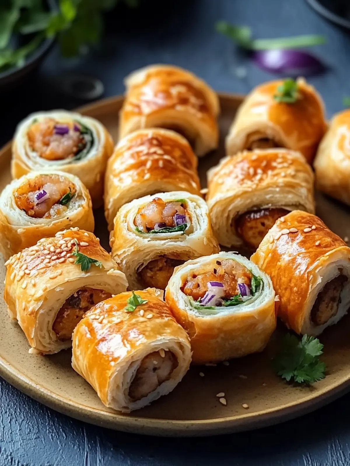 Einfache Wurstrollen