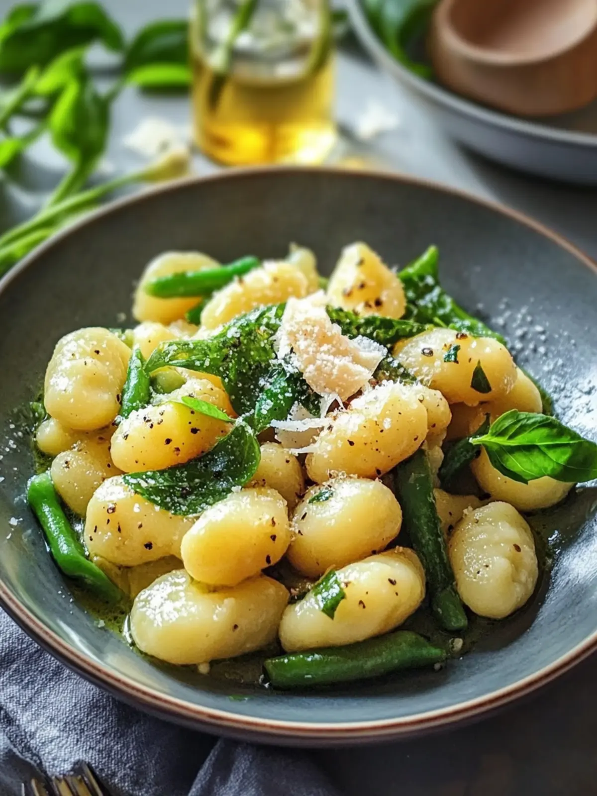 Gnocchi mit grünem Spargel