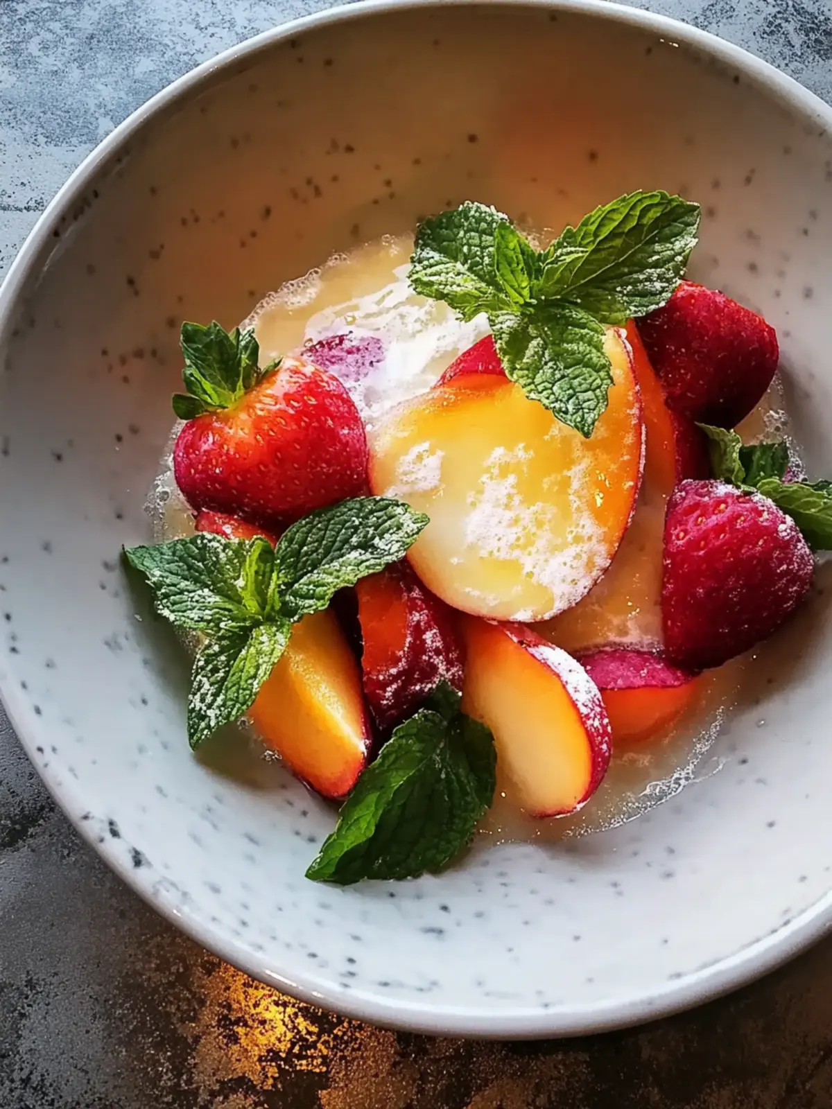 Ingwer-Pfirsich-Sprudler