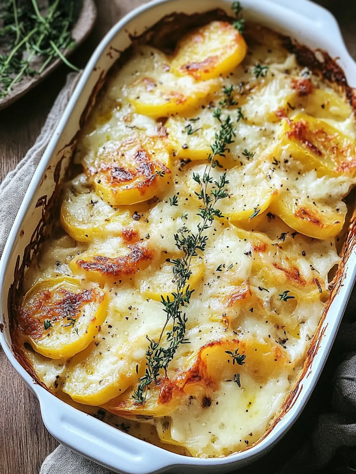 Käsige Wurzelgemüse-Gratin