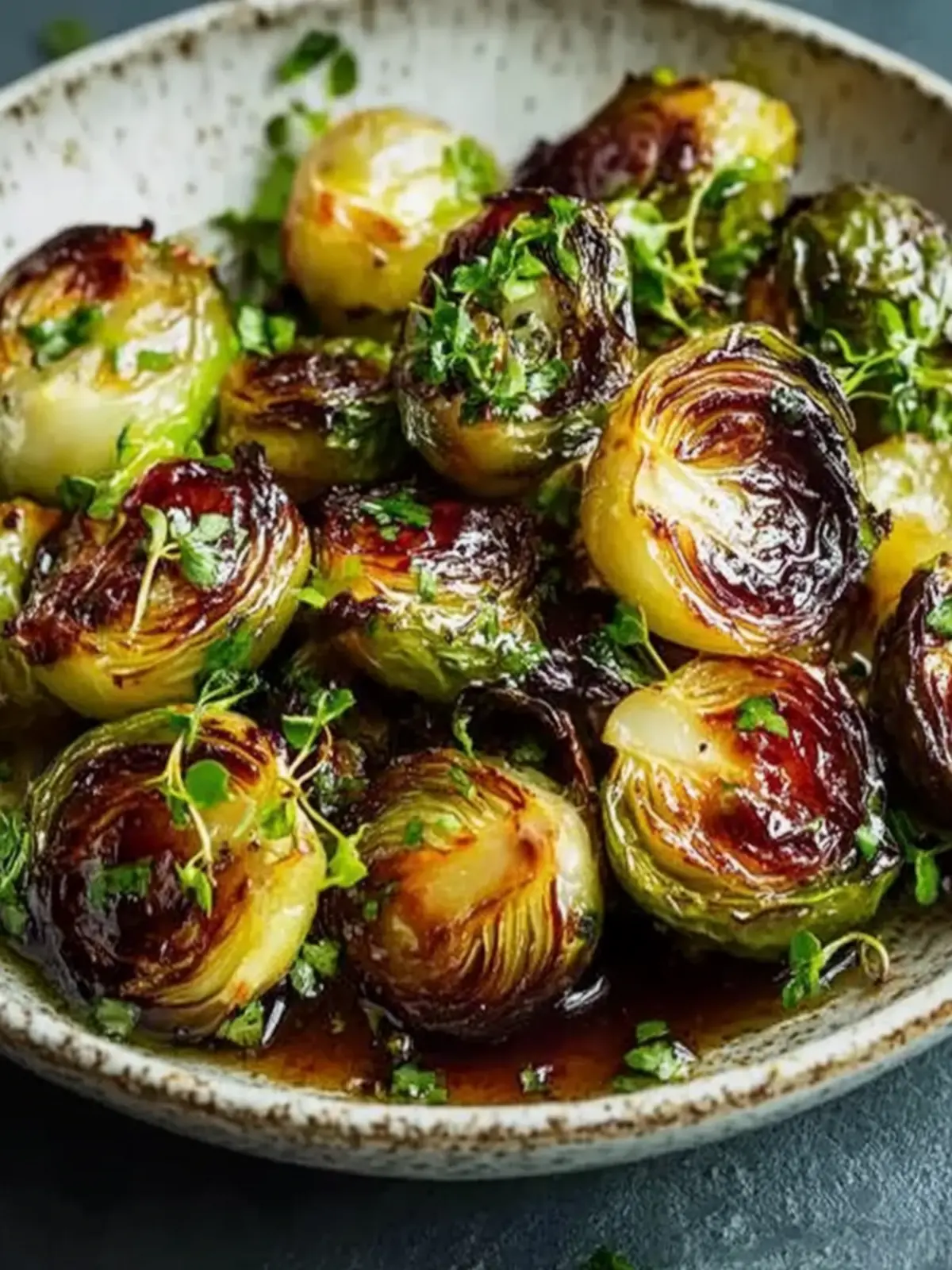 Airfryer Rosenkohl mit Balsamico