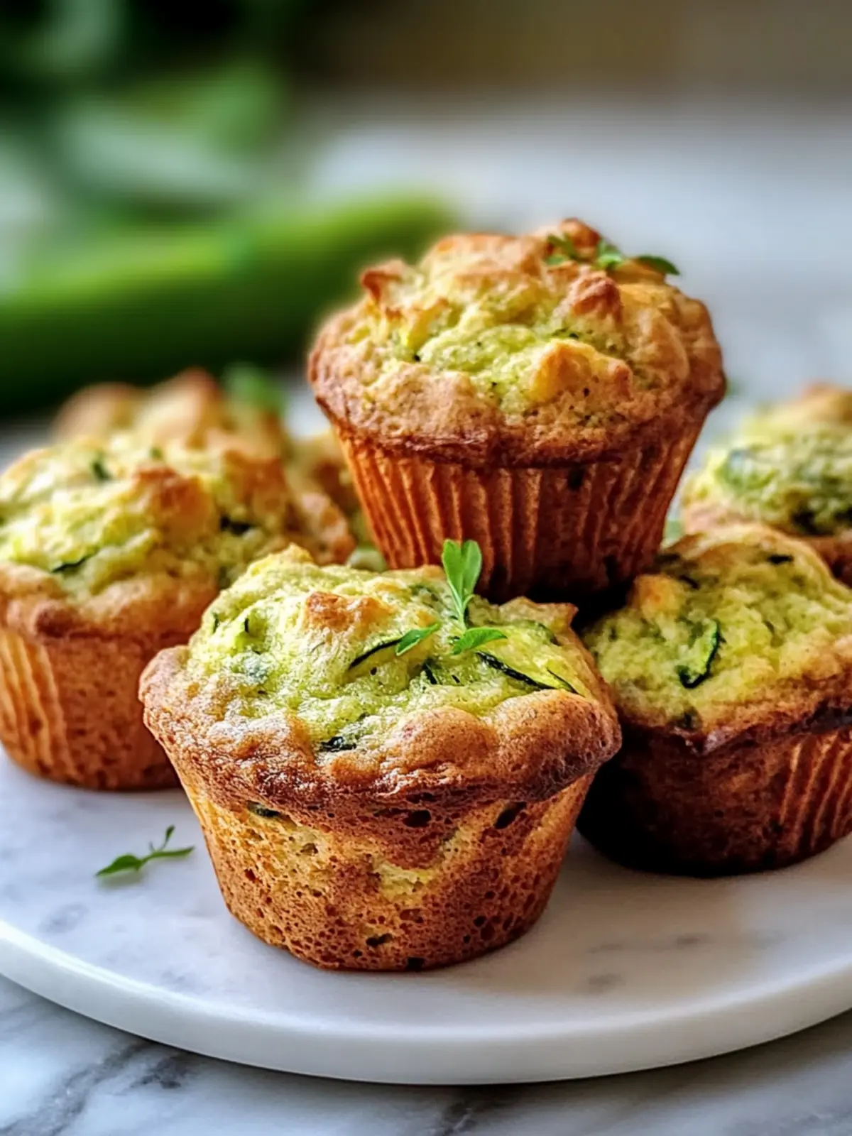 Zucchini Protein Muffins
