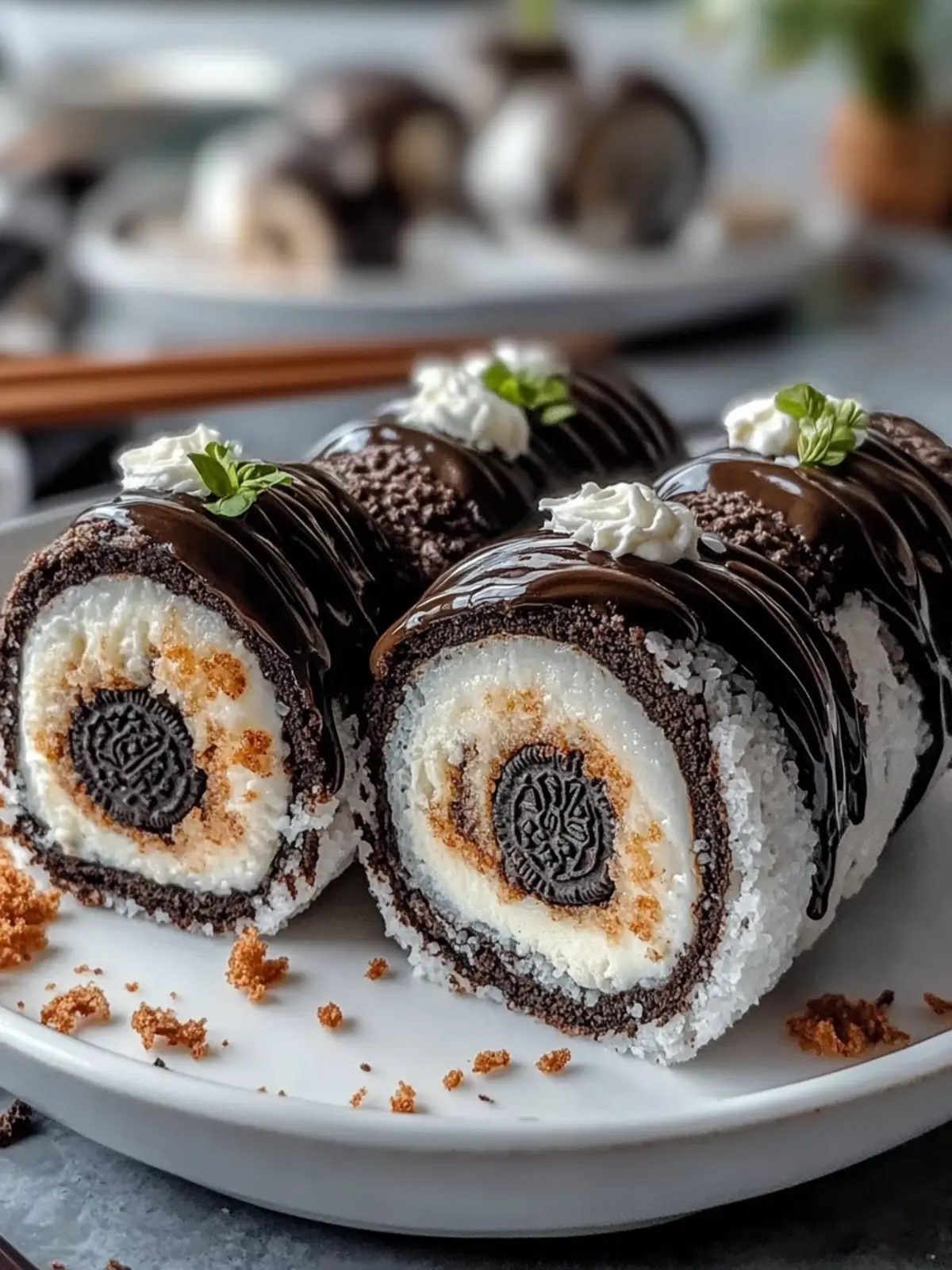 Oreo Sushi Rollen