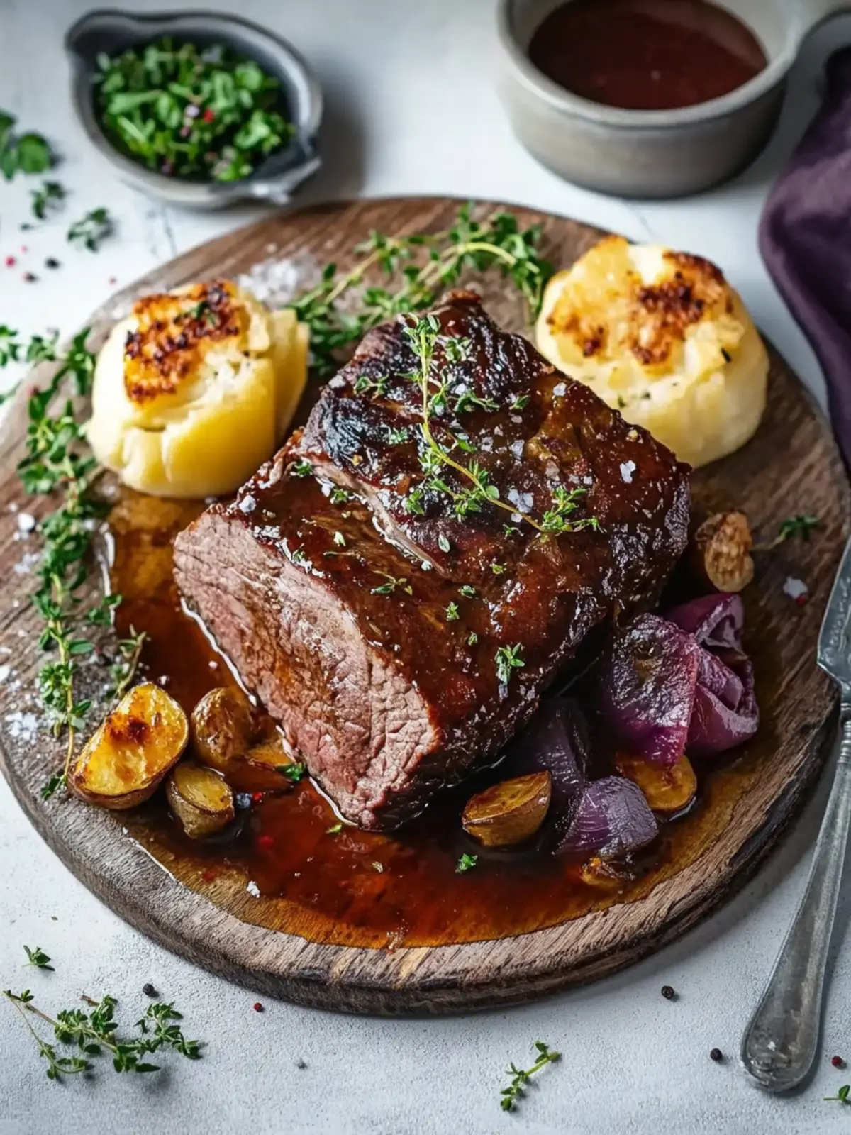 Rheinischer Sauerbraten schmeckt besonders lecker
