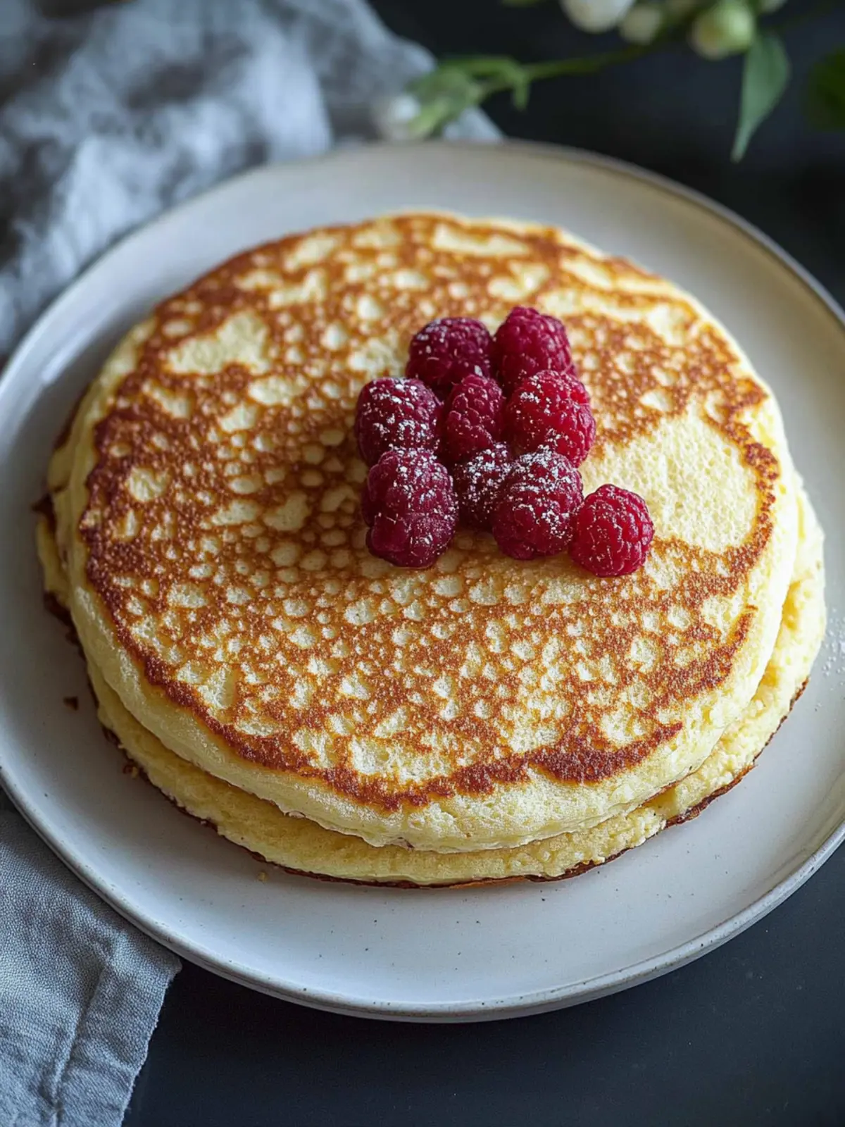 Mandelmehl Pfannkuchen