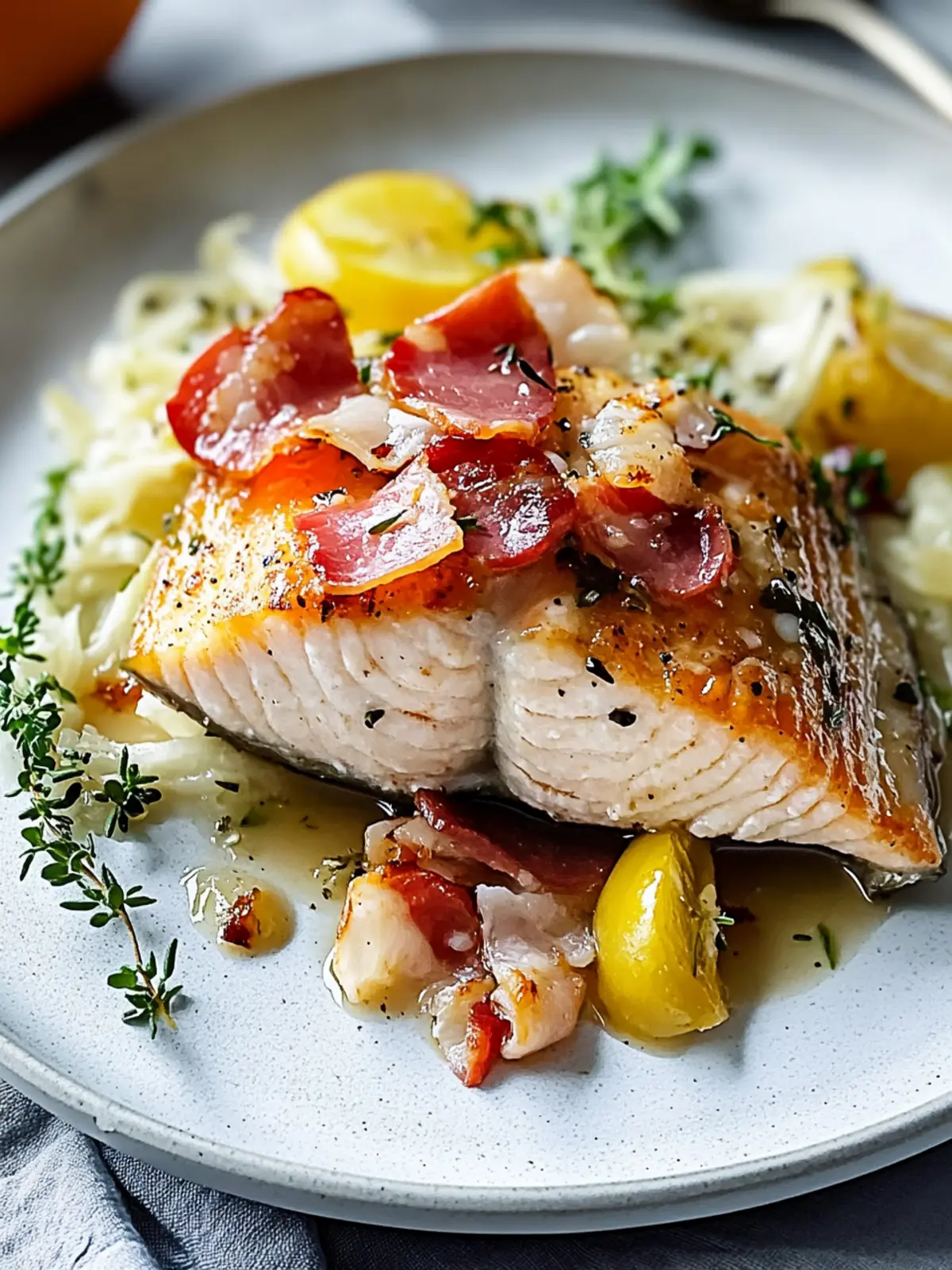 Foliengebackener Senf-Ahornspeck-Lachs leicht gemacht