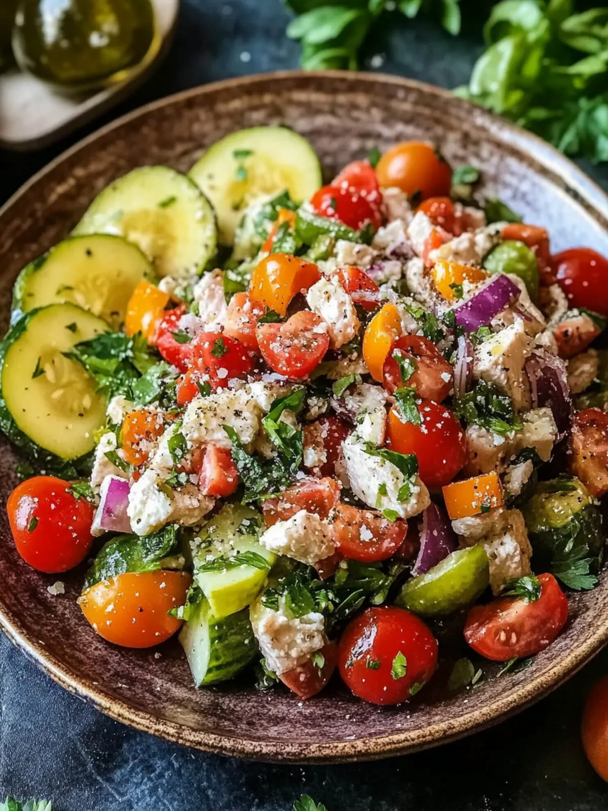 Grinder Hähnchensalat