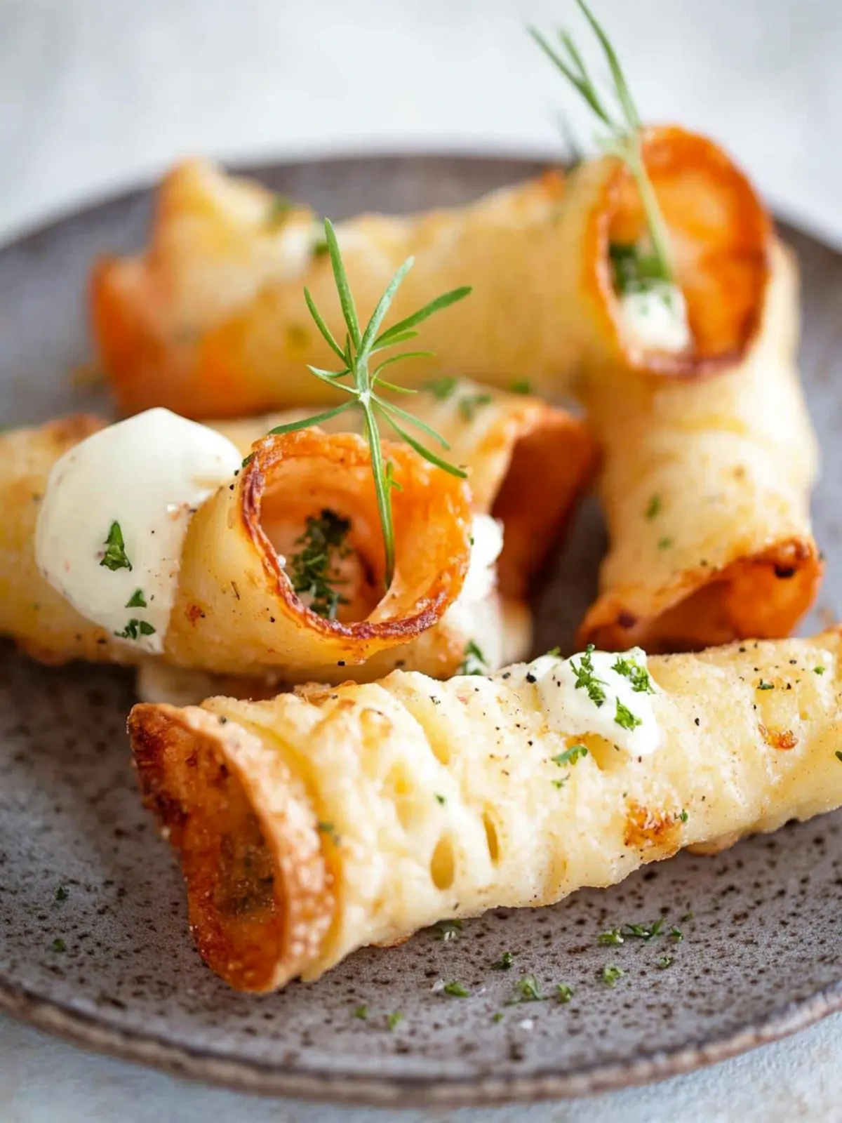 Herzhafte Appetizer-Tüten