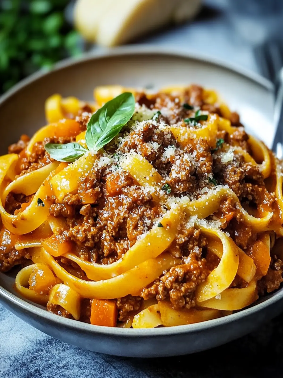 Kürbis-Rindfleisch-Bolognese
