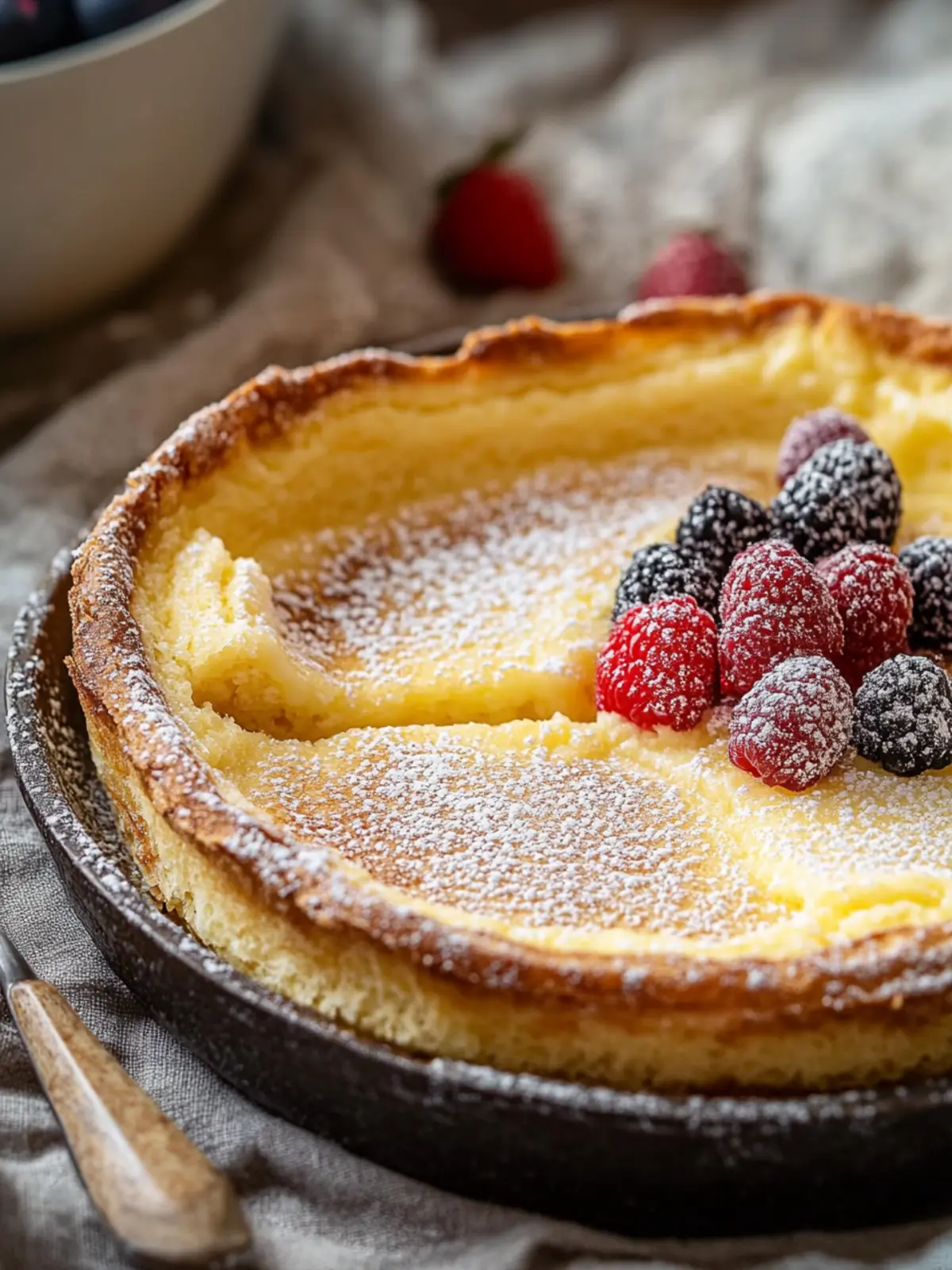 Fluffige deutsche Pfannkuchen für ein perfektes Frühstück