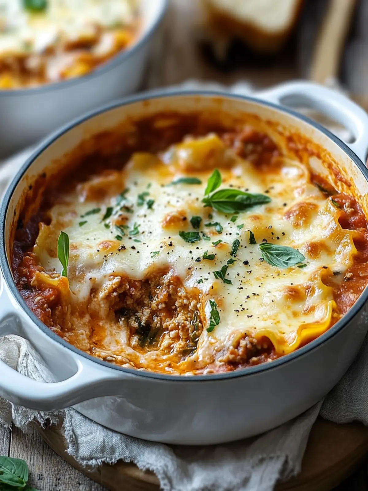 Herzhafte Ein-Topf-Lasagna-Suppe
