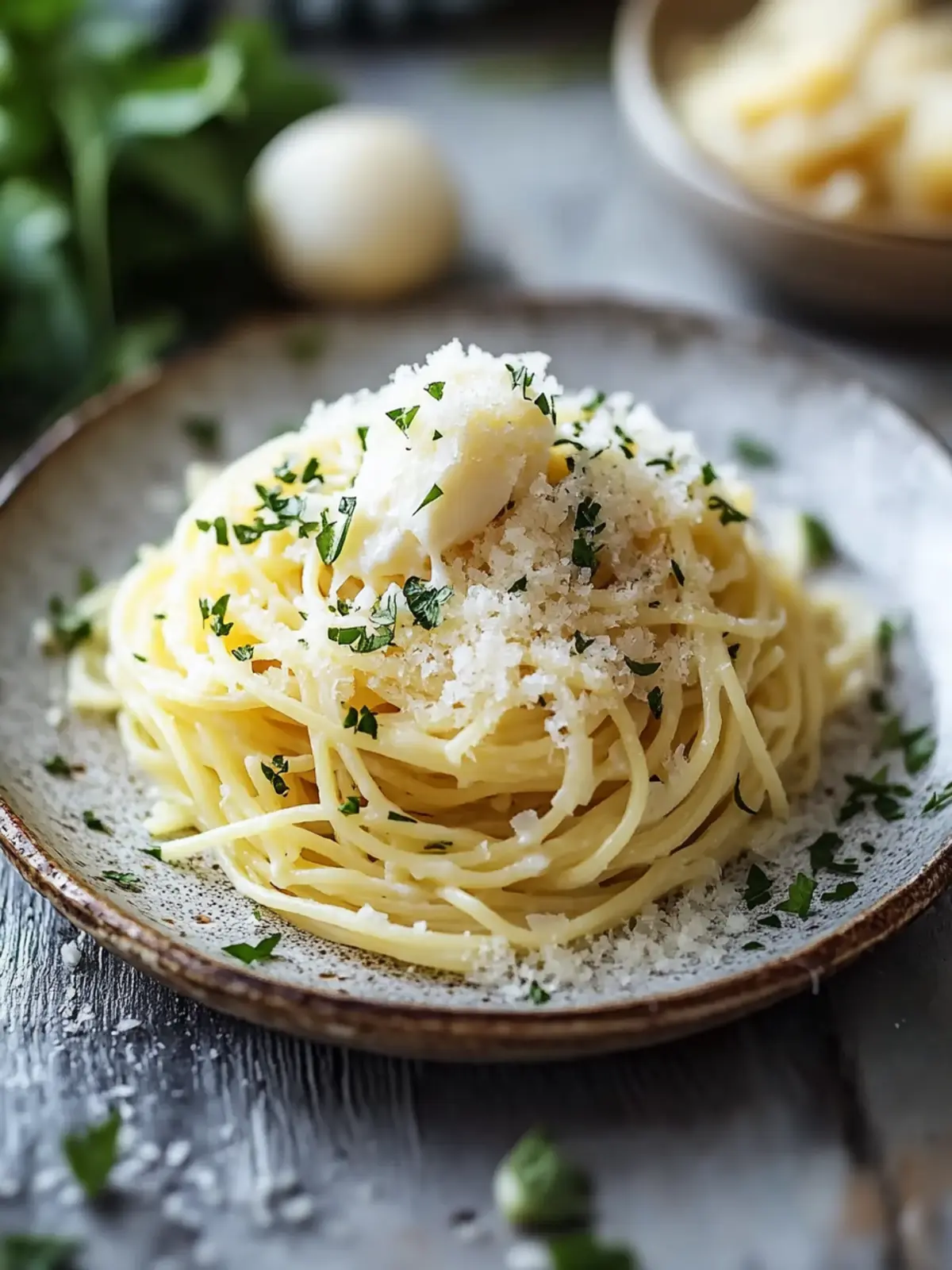 Genießen Sie kohlenhydratarme Kohlrabi-Spaghetti mit Käsesauce schnell und einfach