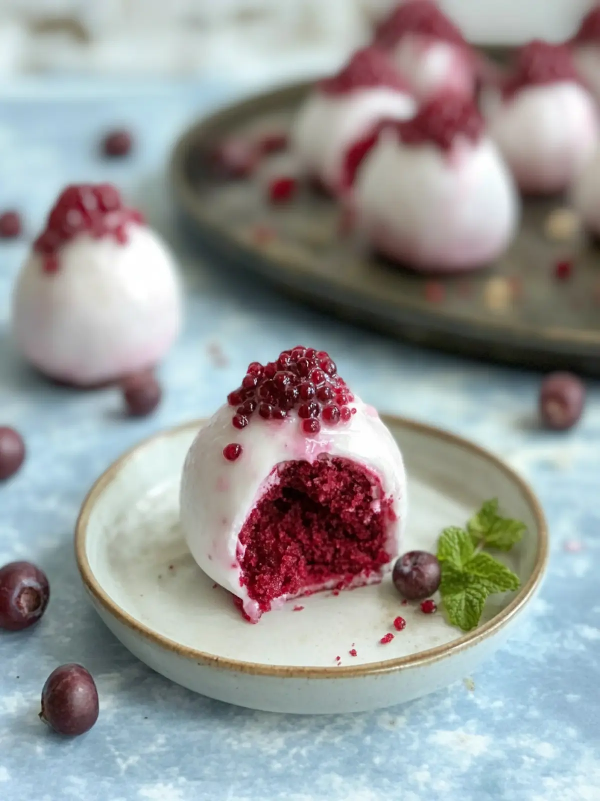 Rote Samtkuchen-Trüffel