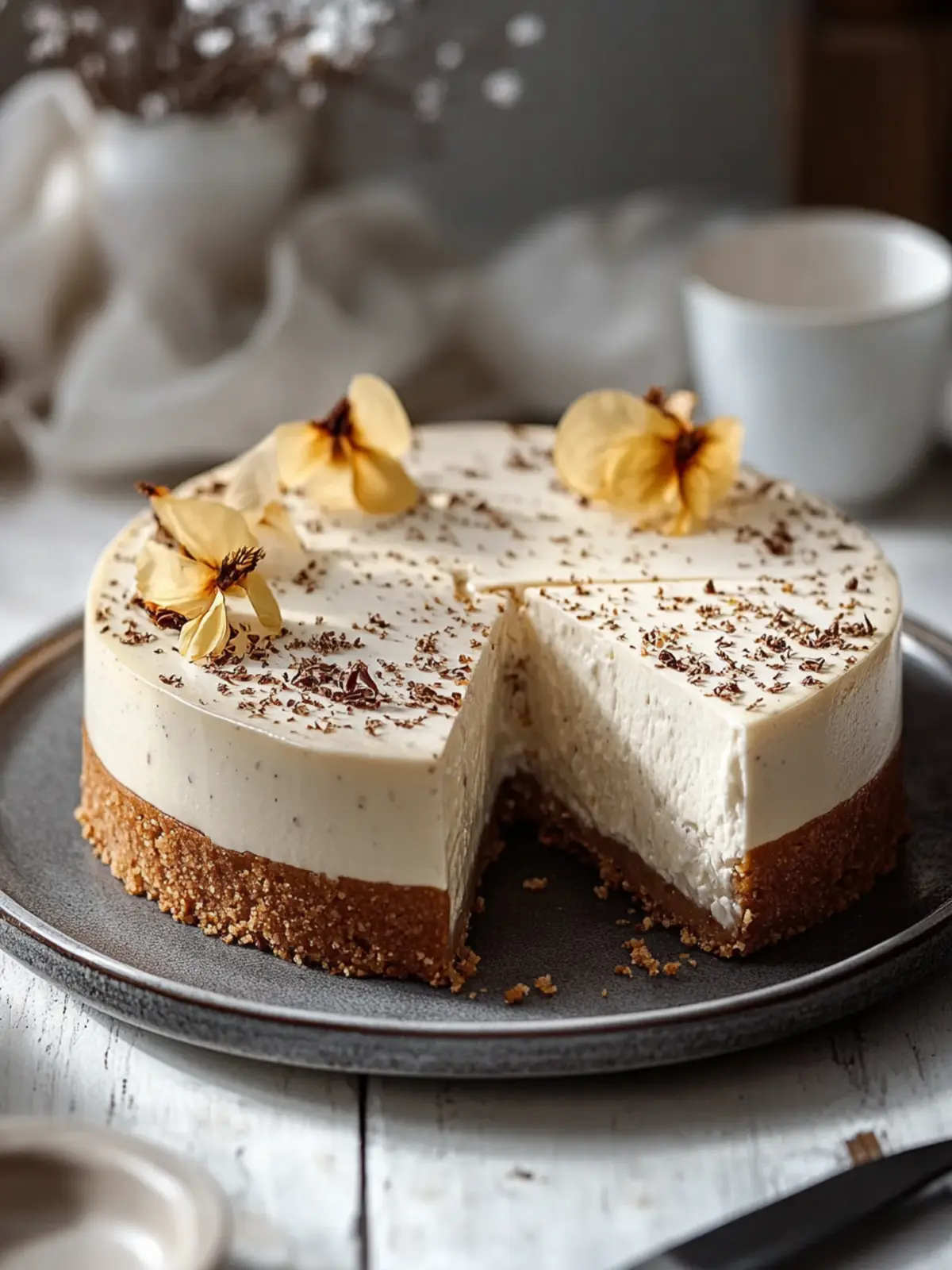 Köstliche cremige Earl Grey Tee Käsekuchen Rezept, das du lieben wirst