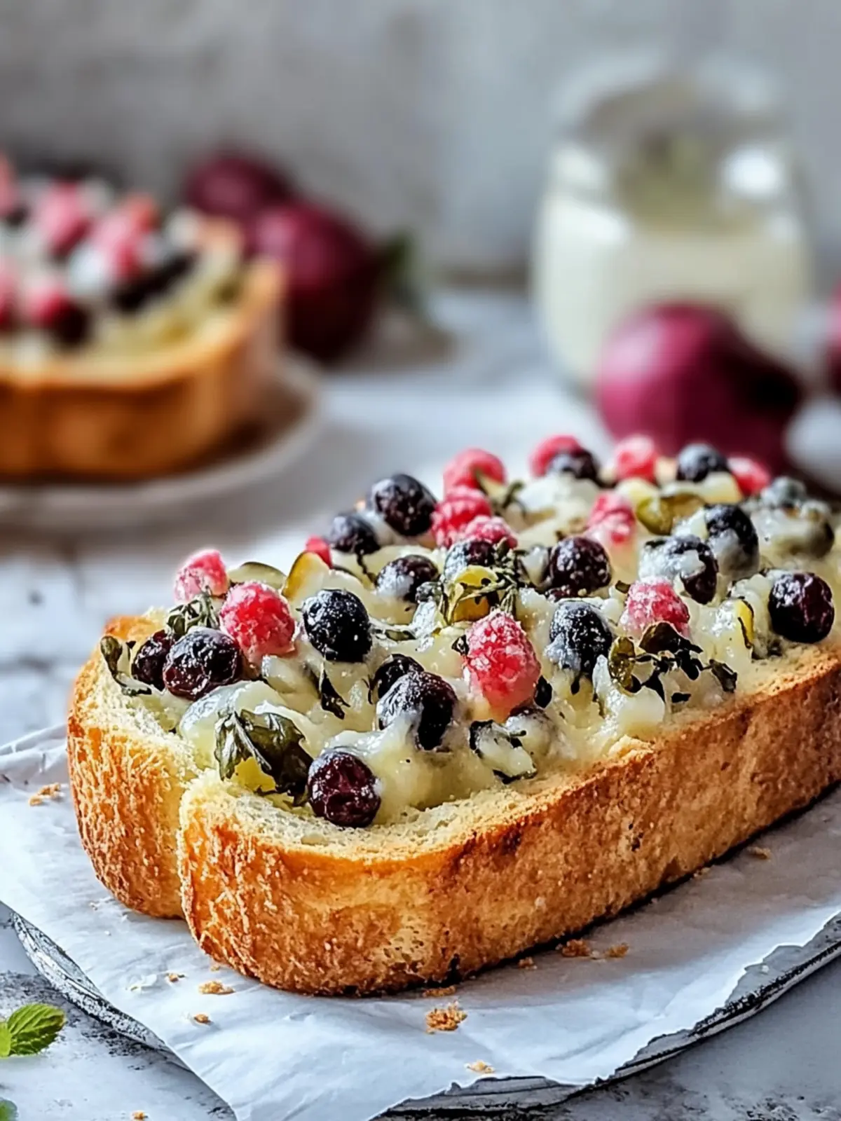 Herzhafter Olivenkäsebrot
