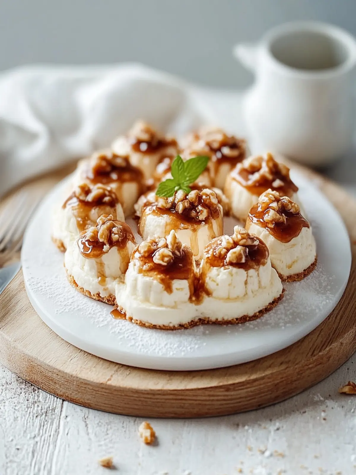 Mozartkekse mit Nougat-Haselnussküssen