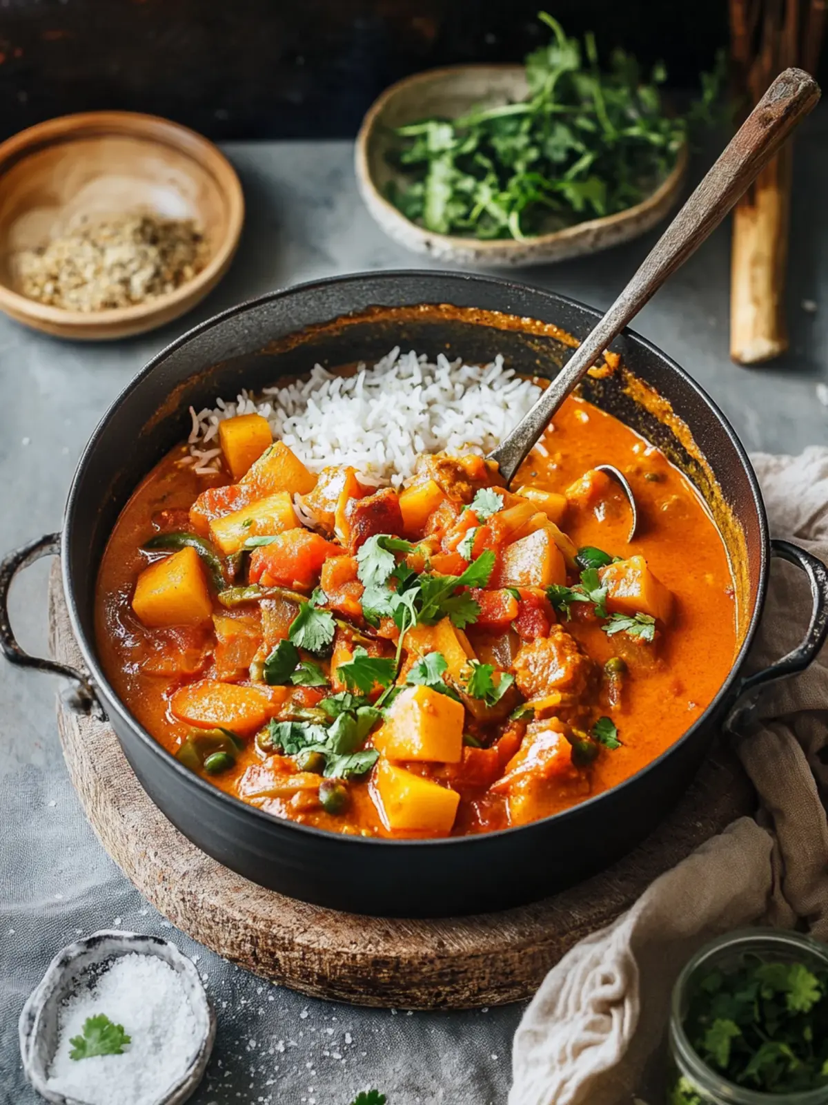 Hühnchen Süßkartoffel Curry