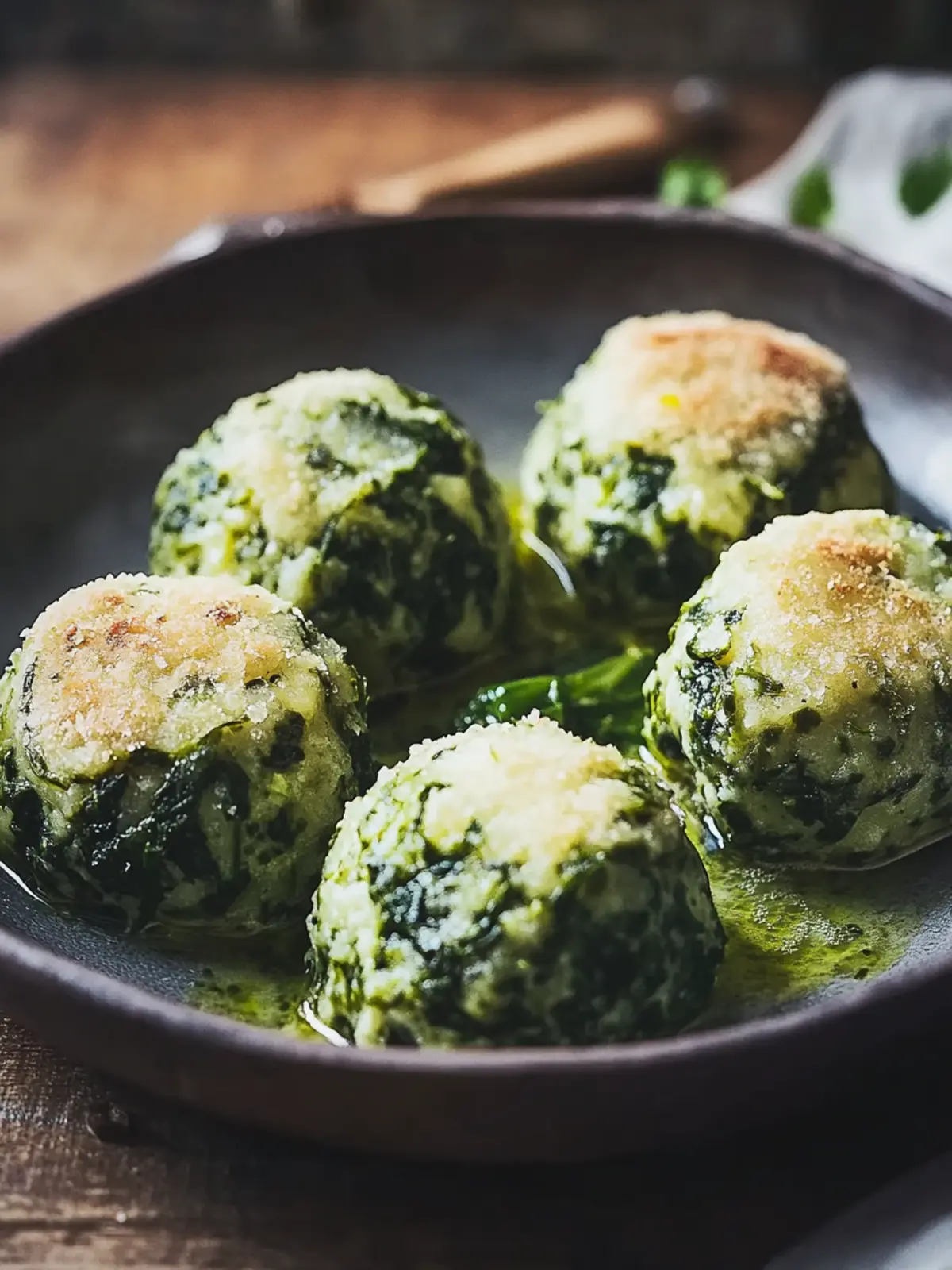 Südtiroler Spinatknödel