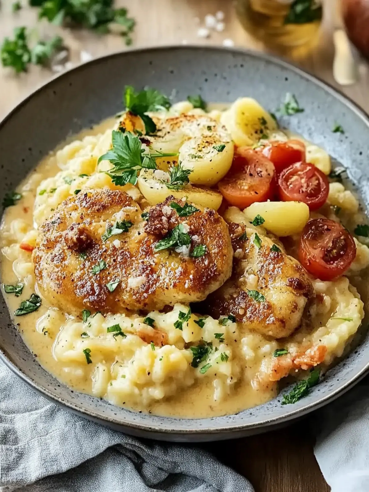 Schnitzeltopf mit Spätzle