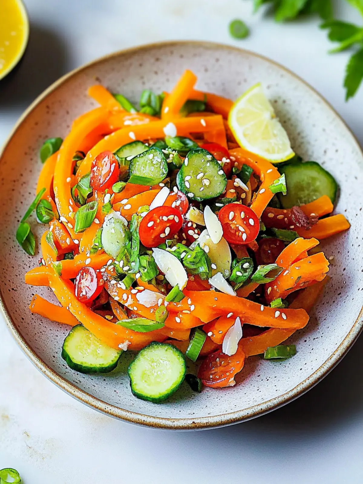Roher Karottensalat