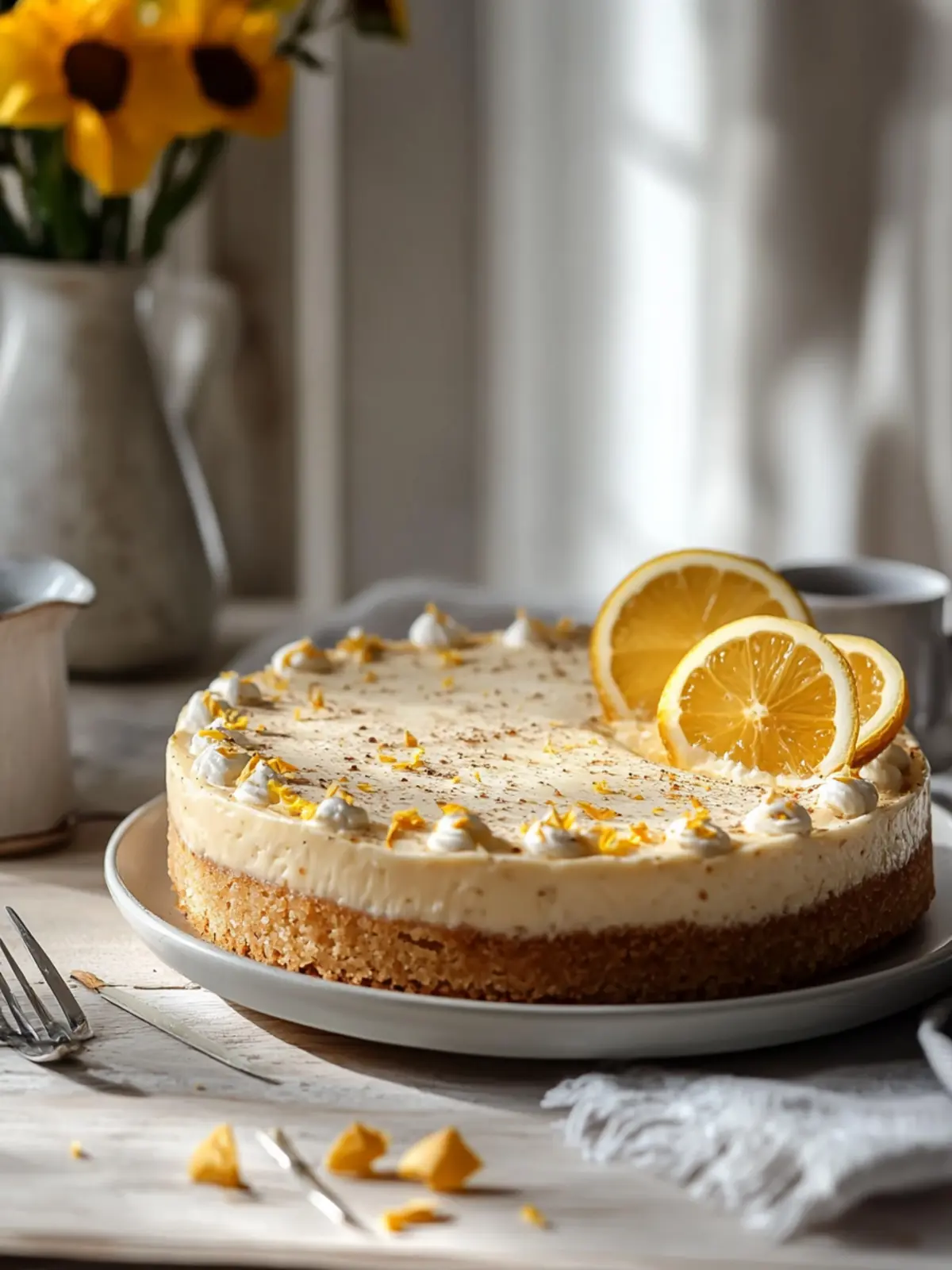 Köstliche cremige Earl Grey Tee Käsekuchen Rezept, das du lieben wirst