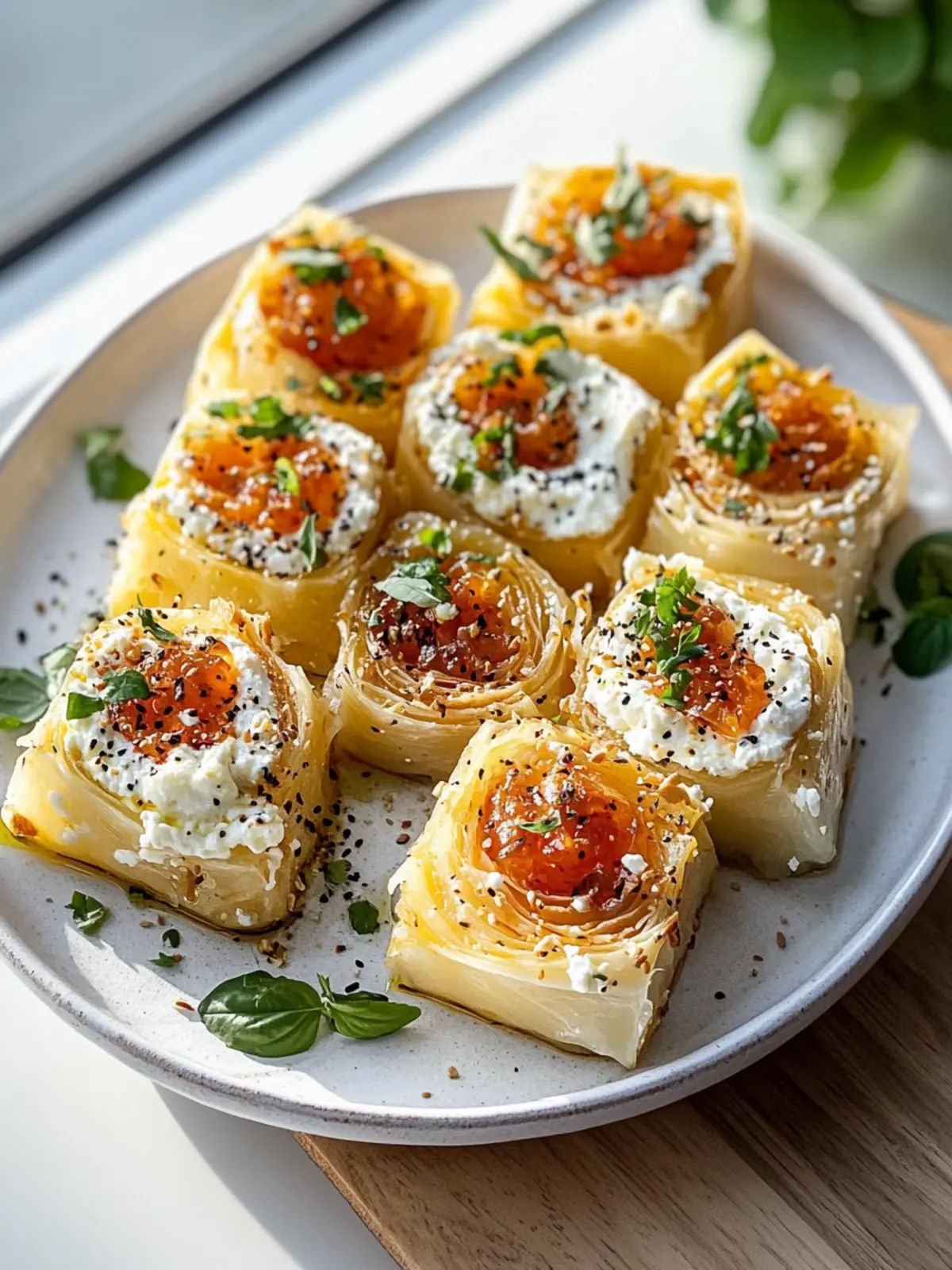 Feta Rollen Ofen