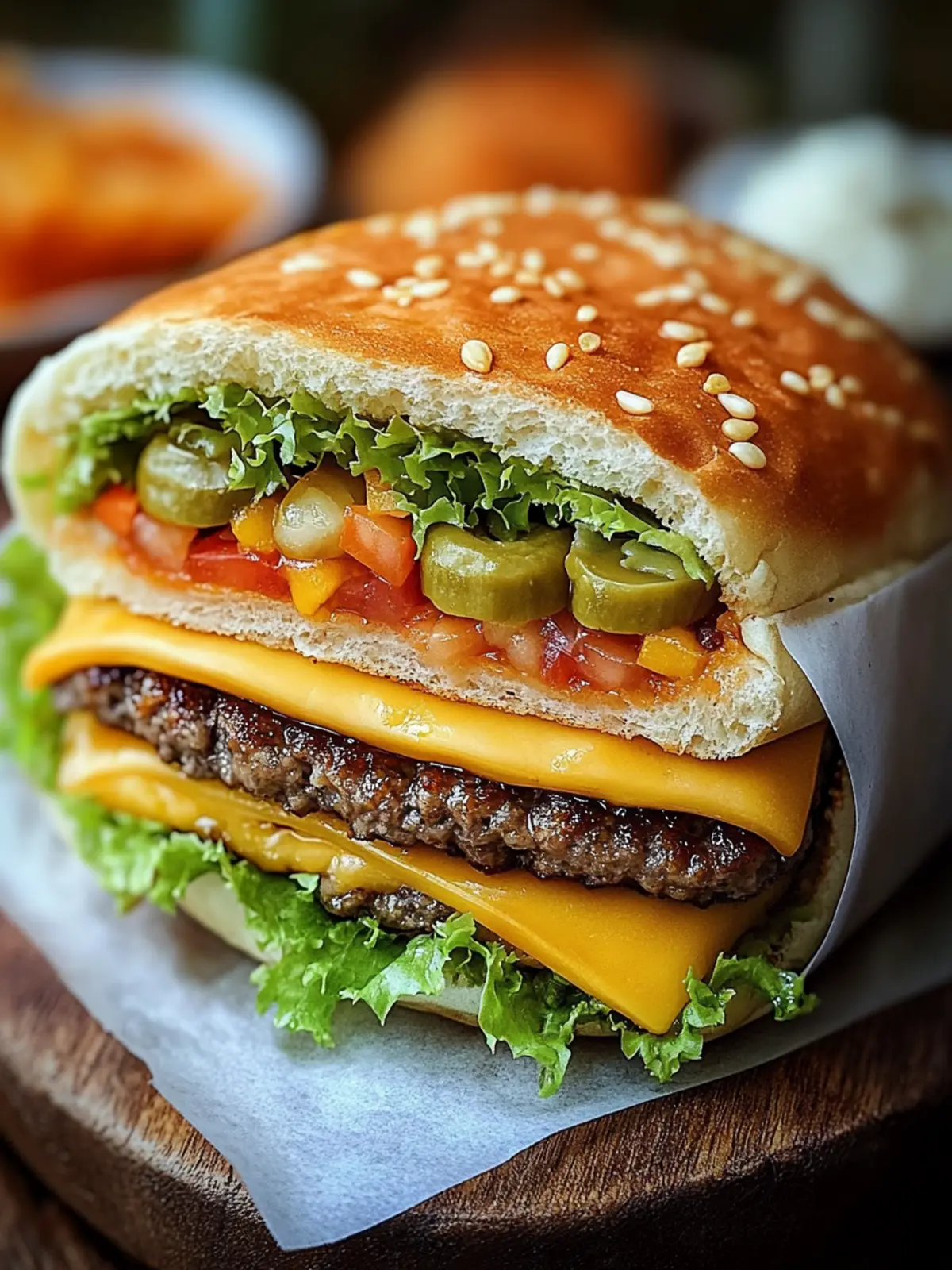 Niedrigkarbiger Big Mac Brötchen