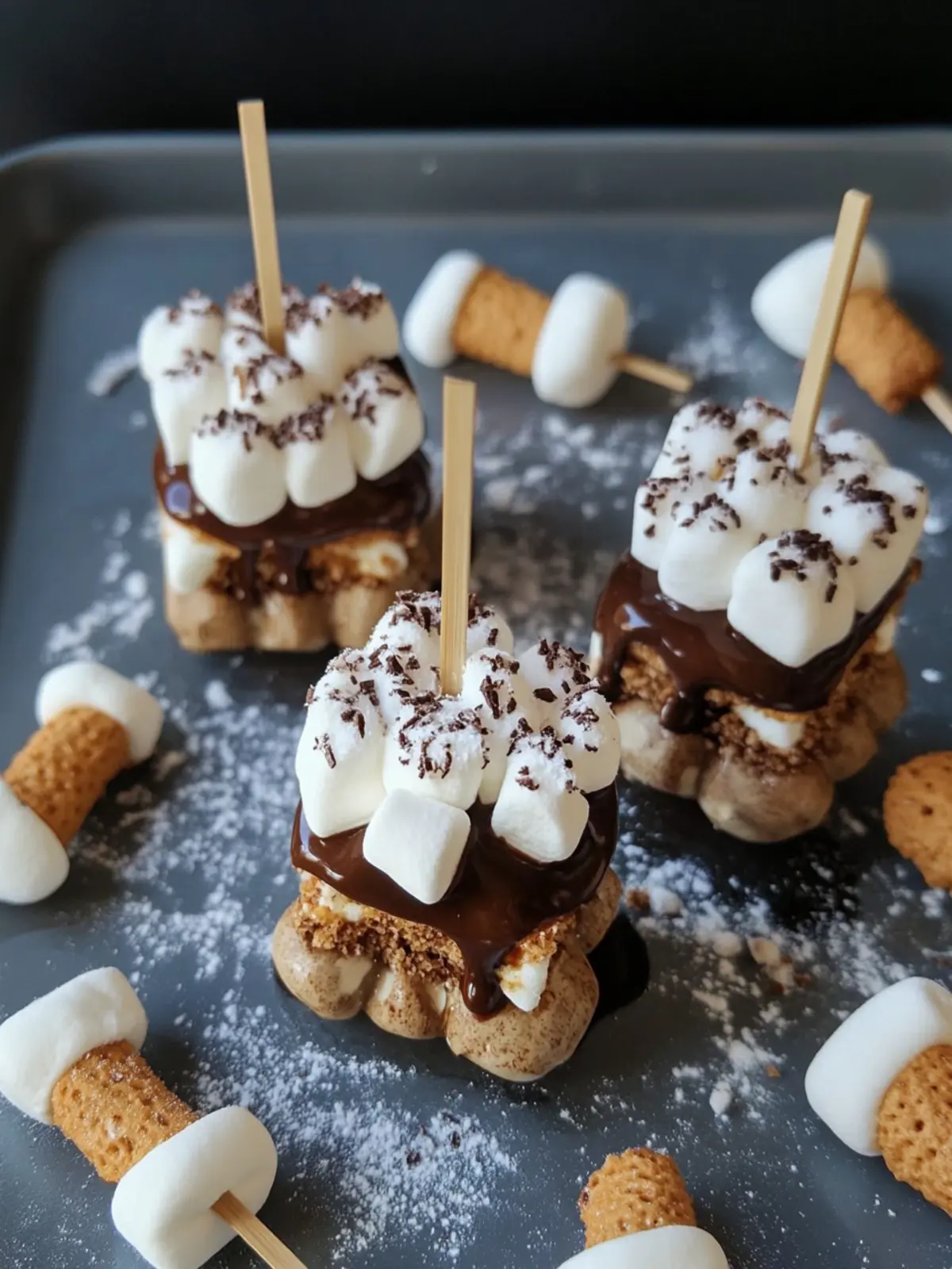 S’mores Marshmallow Lutscher