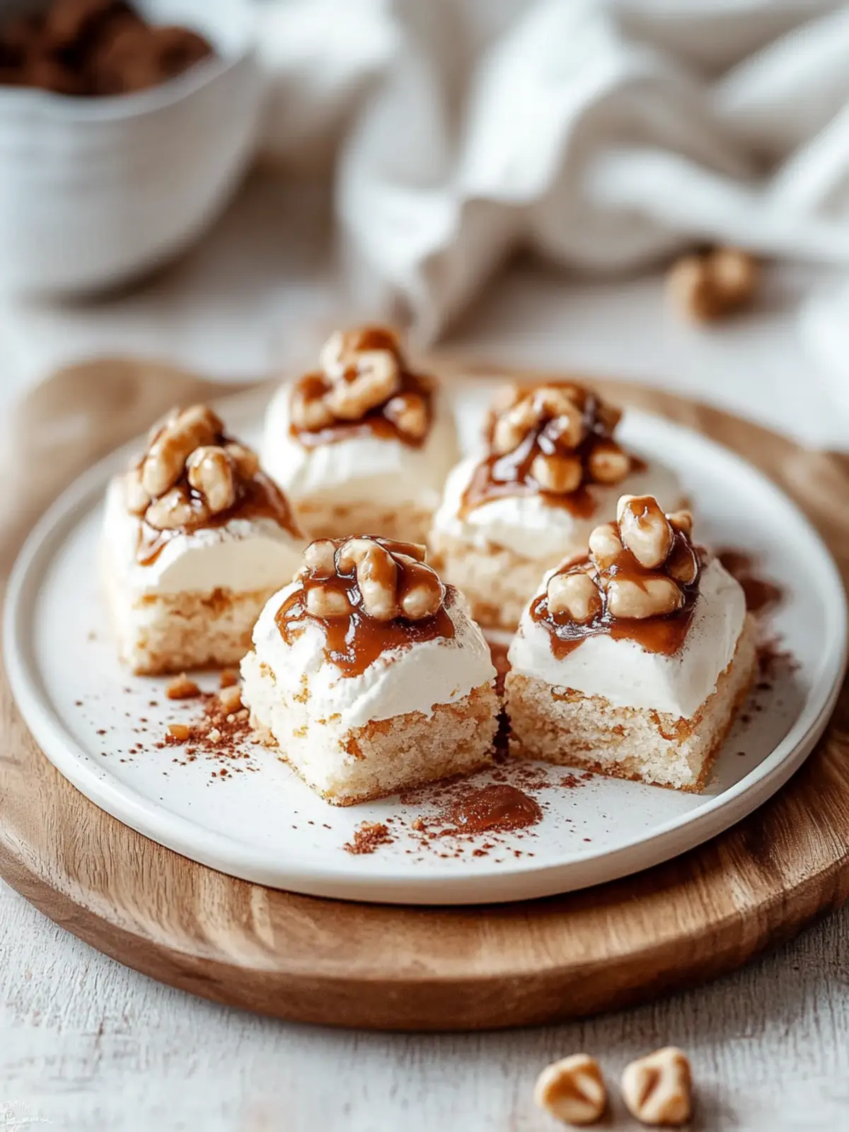 Mozartkekse mit Nougat-Haselnussküssen