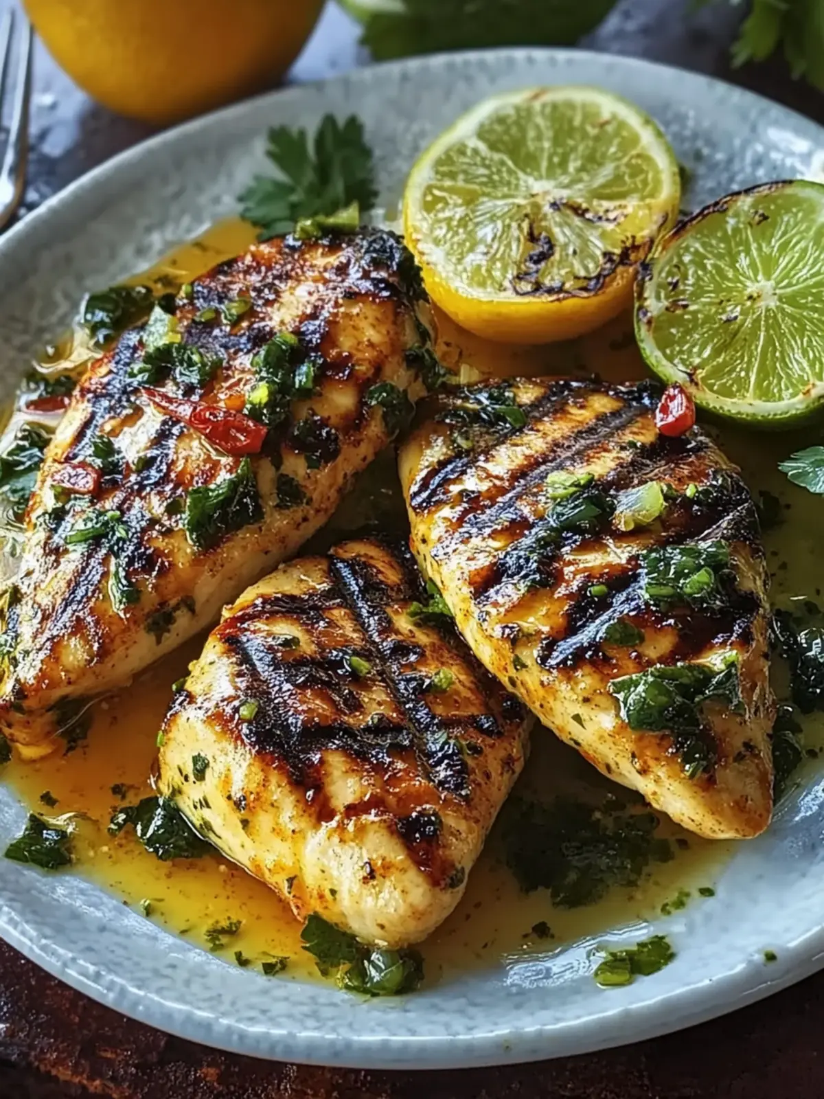 Key West Gegrilltes Hähnchen mit Tropischer Zitrusmarinade