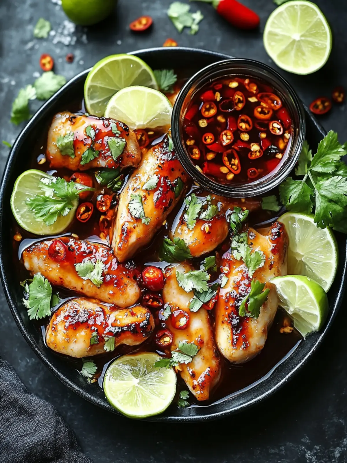 Süßer Chili-Hühnchen-Marinade