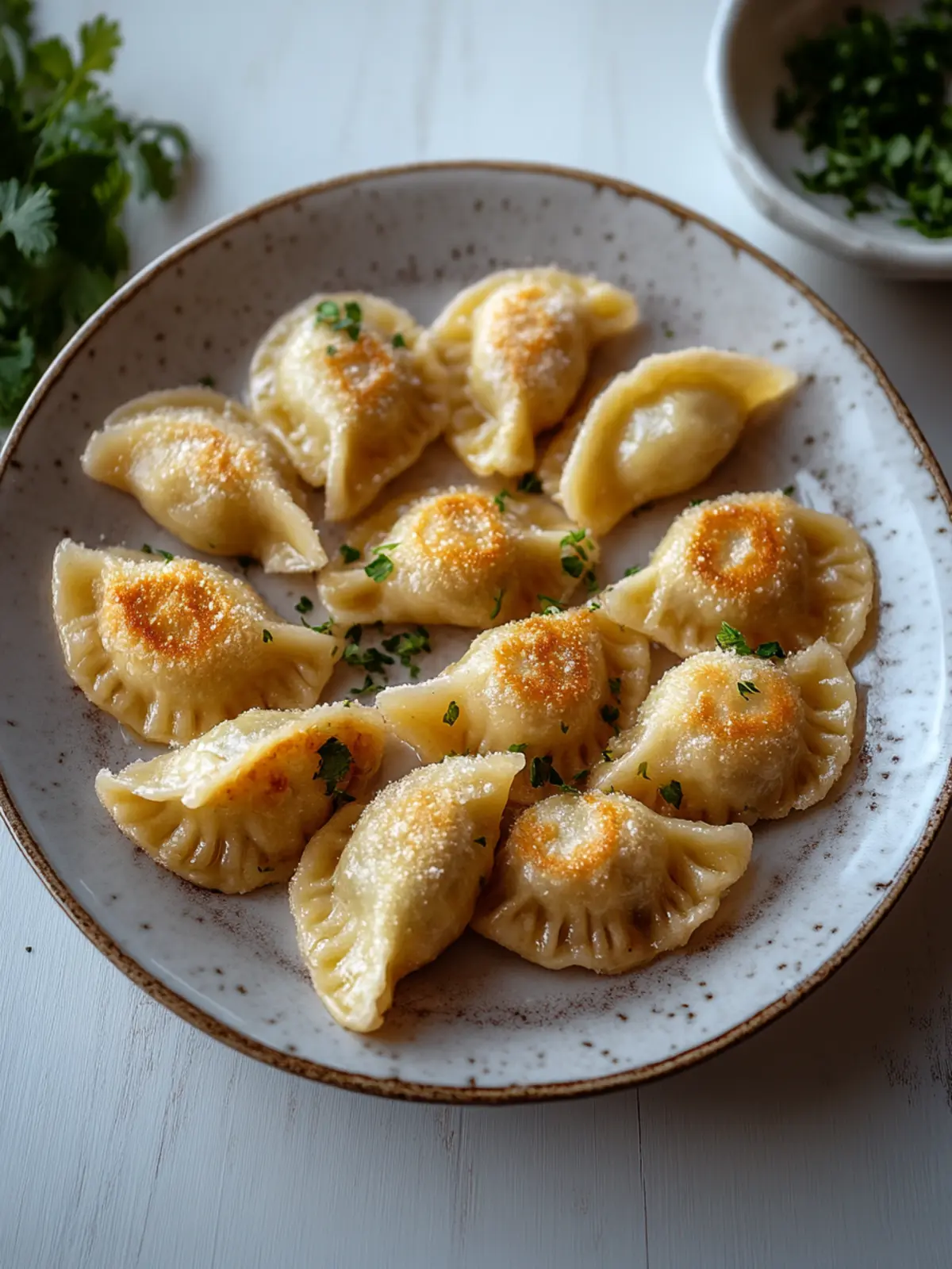 Frittierte Garnelenknödel